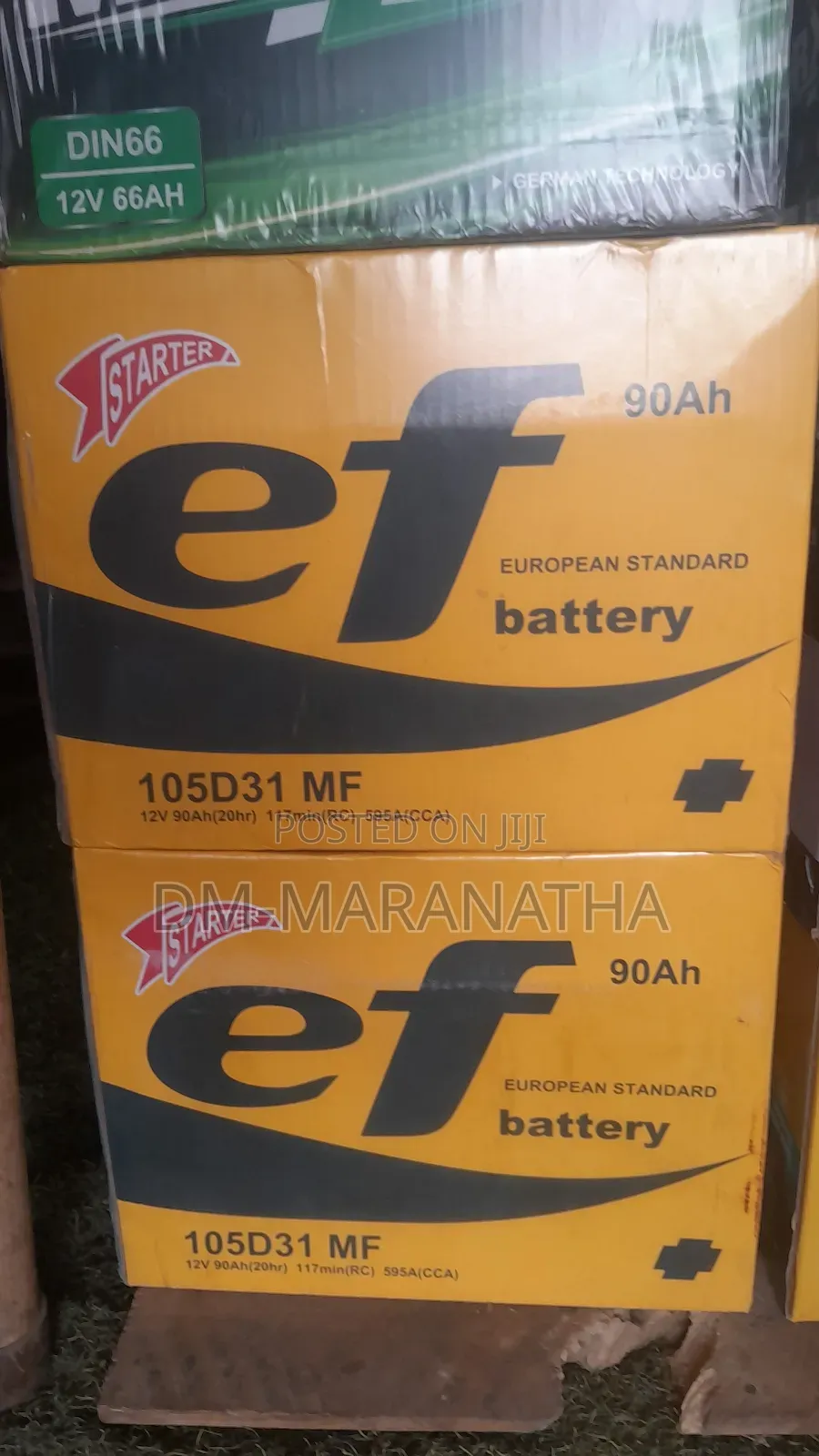 19 and 17 Plate Turkish Car Battery