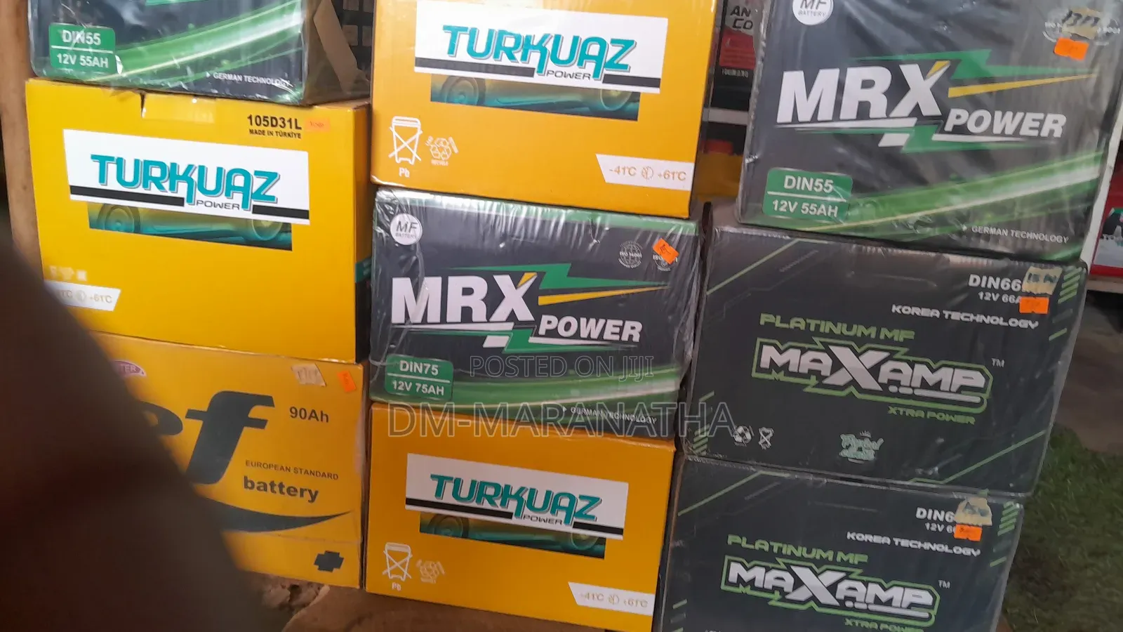 19 and 17 Plate Turkish Car Battery