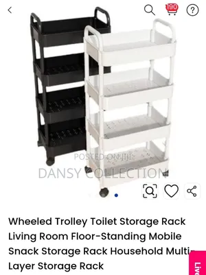 5 Layers Plastic Storage Rack