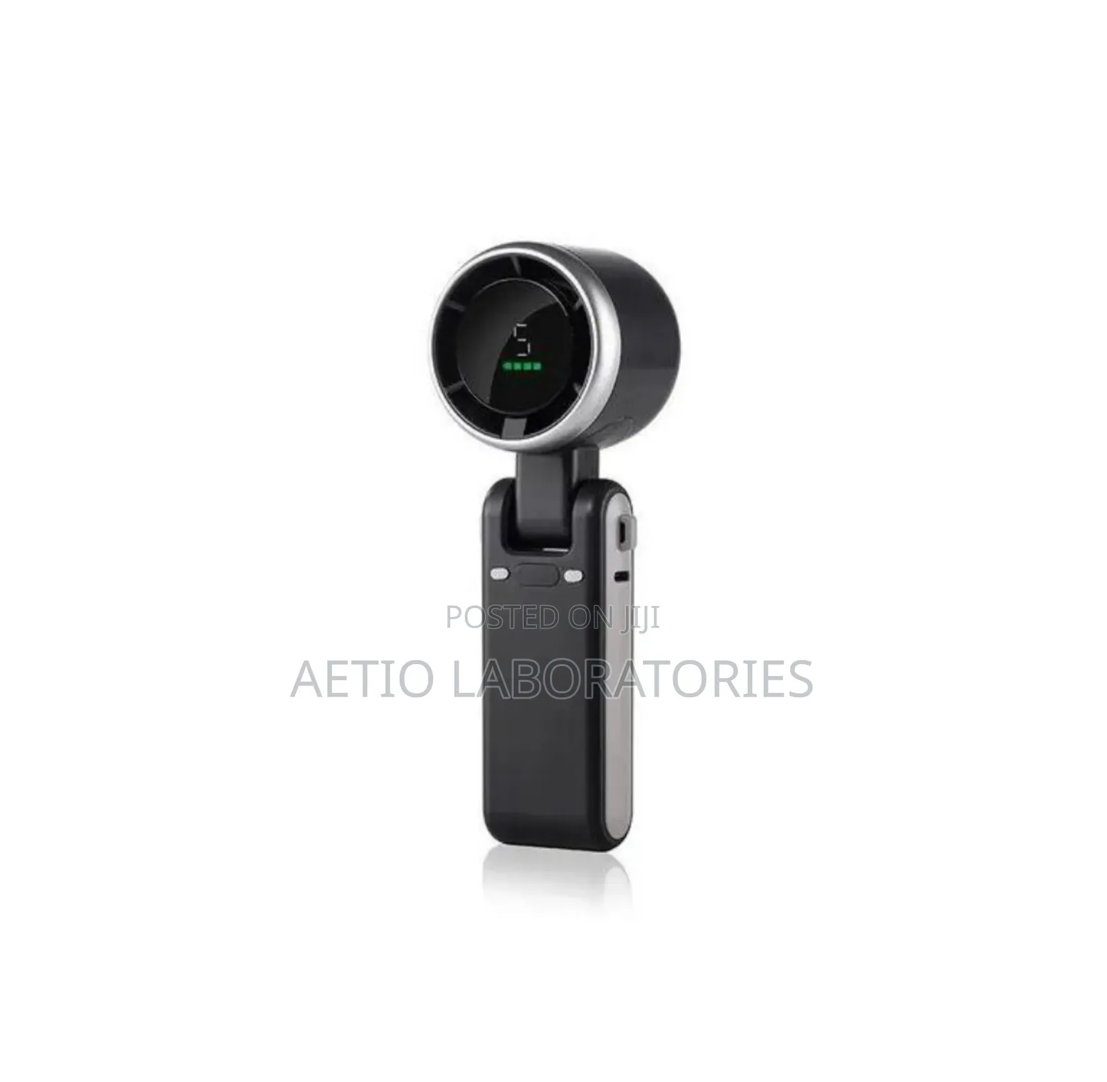 Portable Handheld Foldable 5-Speed Turbo Fan With Led Smart Display.