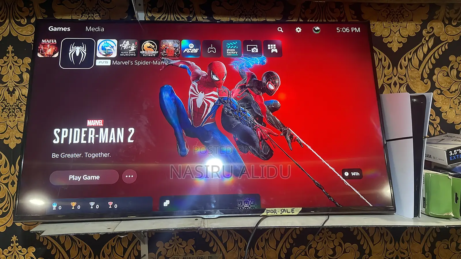 Game Console And Tv Available From Home