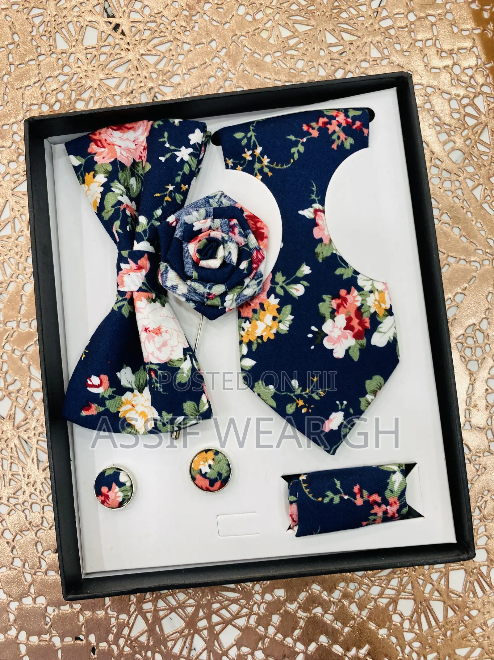 Bow Tie and Neck Tie Set