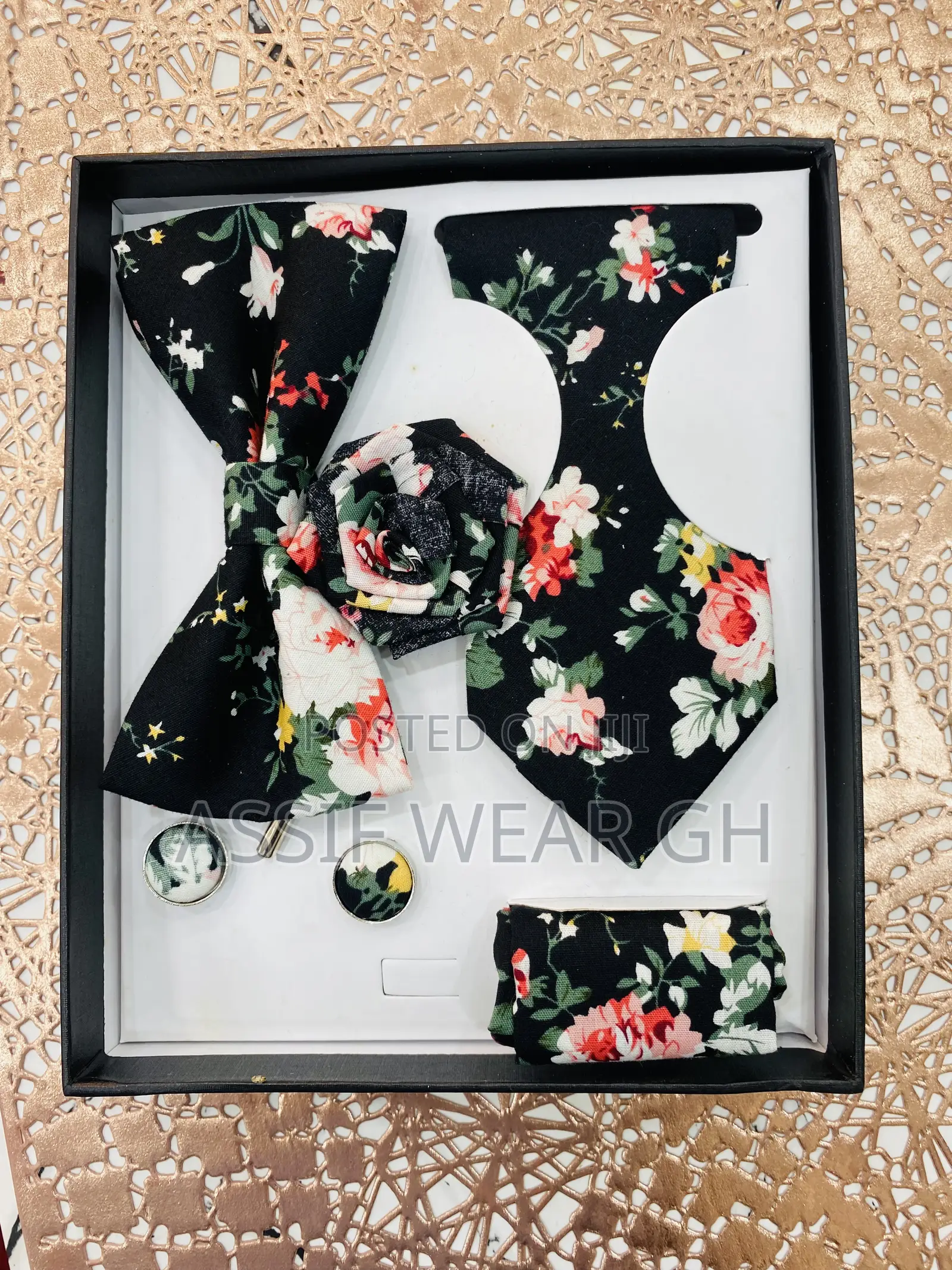 Bow Tie and Neck Tie Set