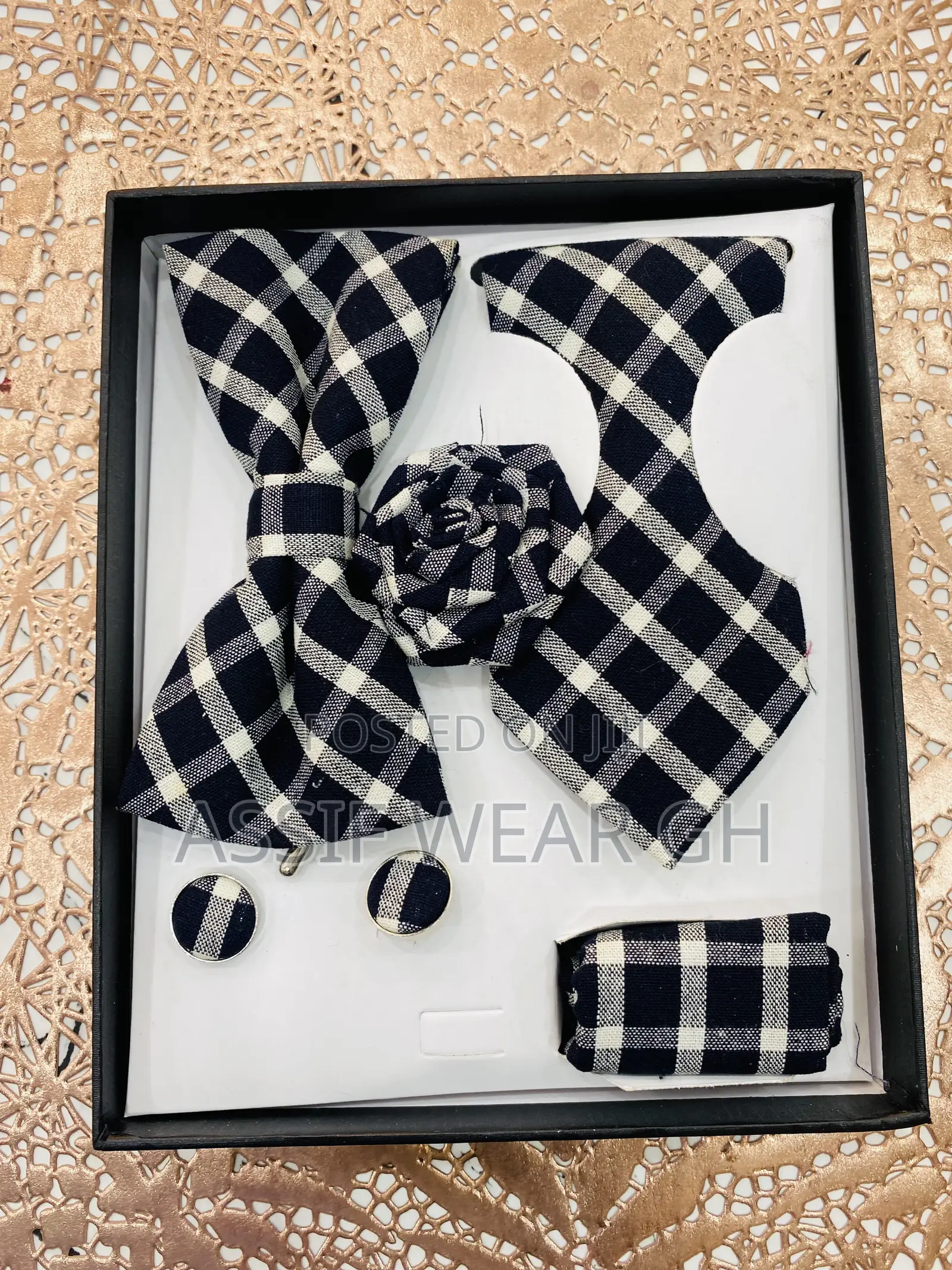 Bow Tie and Neck Tie Set