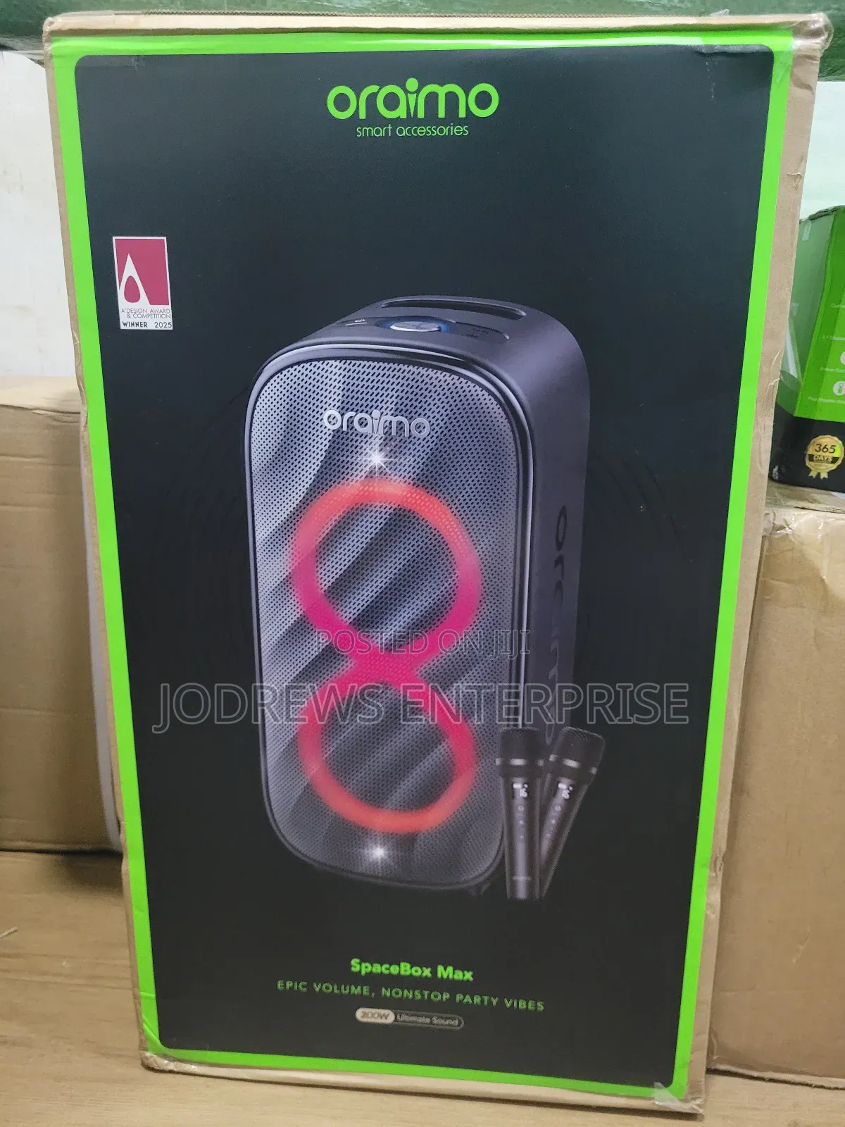 Oraimo 200w Auracast Spacebox Max With 2 Wireless Microphones