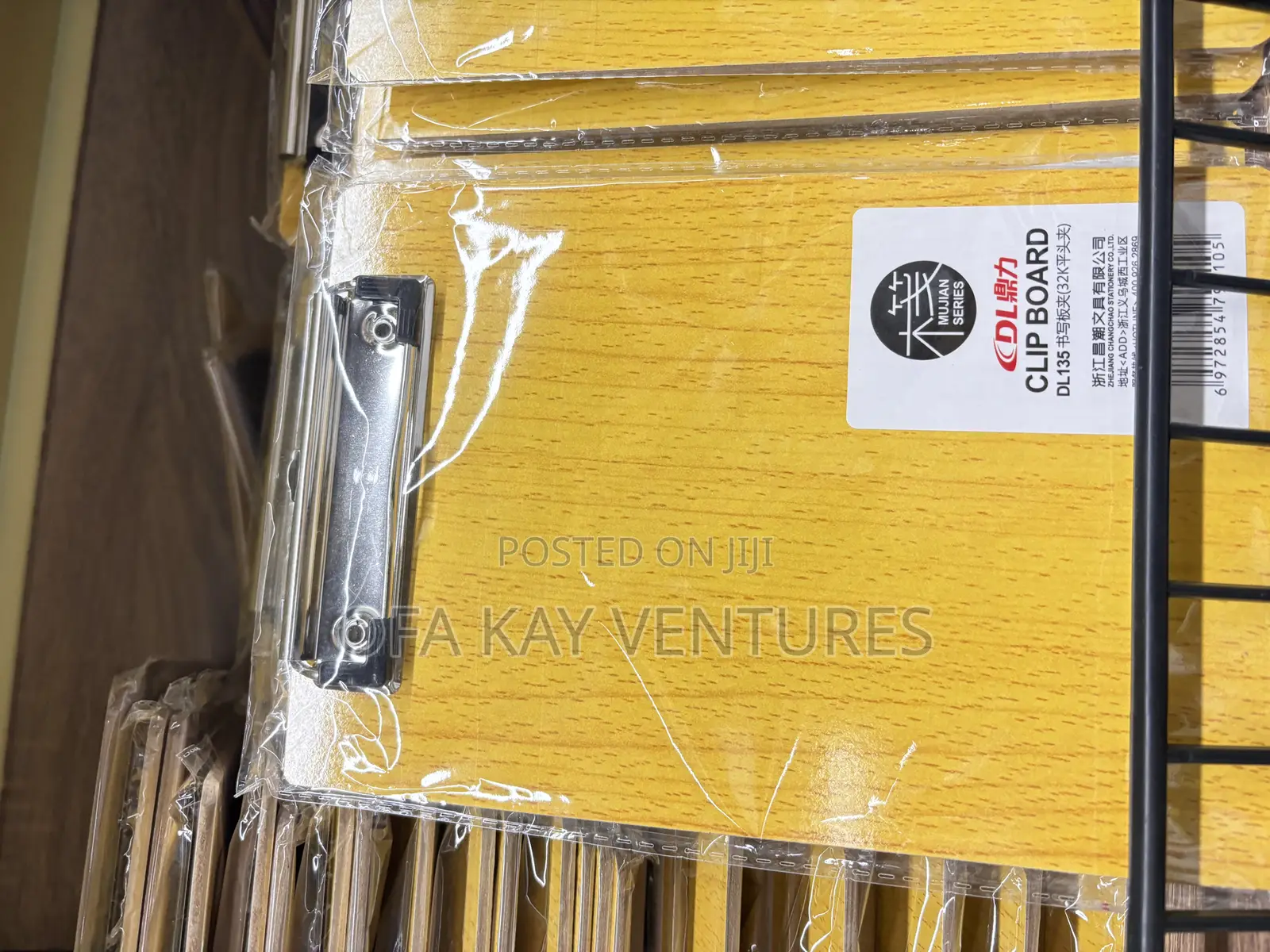 Clip Board With White Board Behind