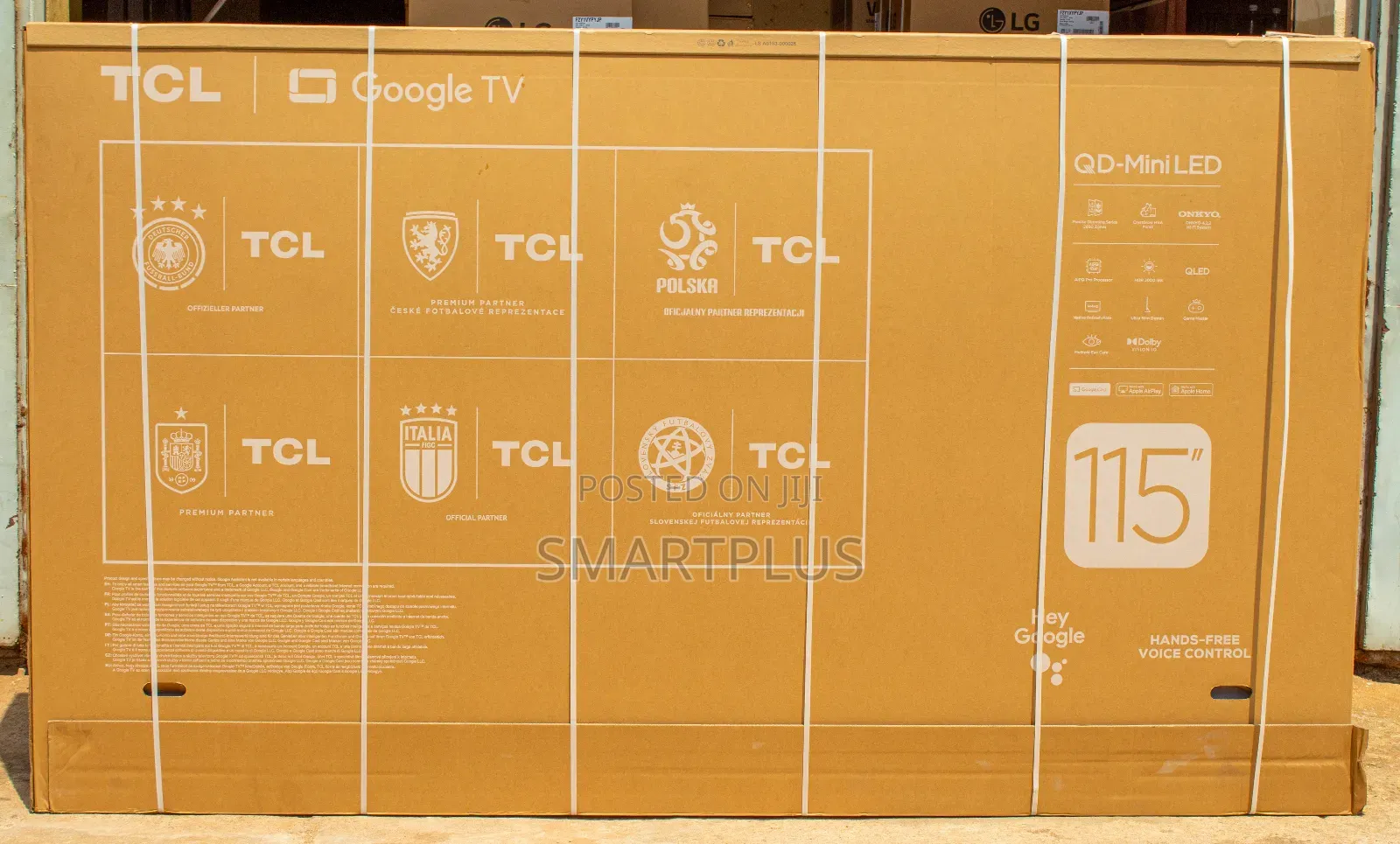 Original TCL 115 Inch Smart Qd-Mini Led HDR Google Tv