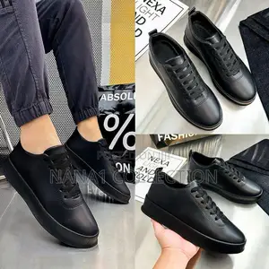 Men’S Casual Lace—Up Sneakers