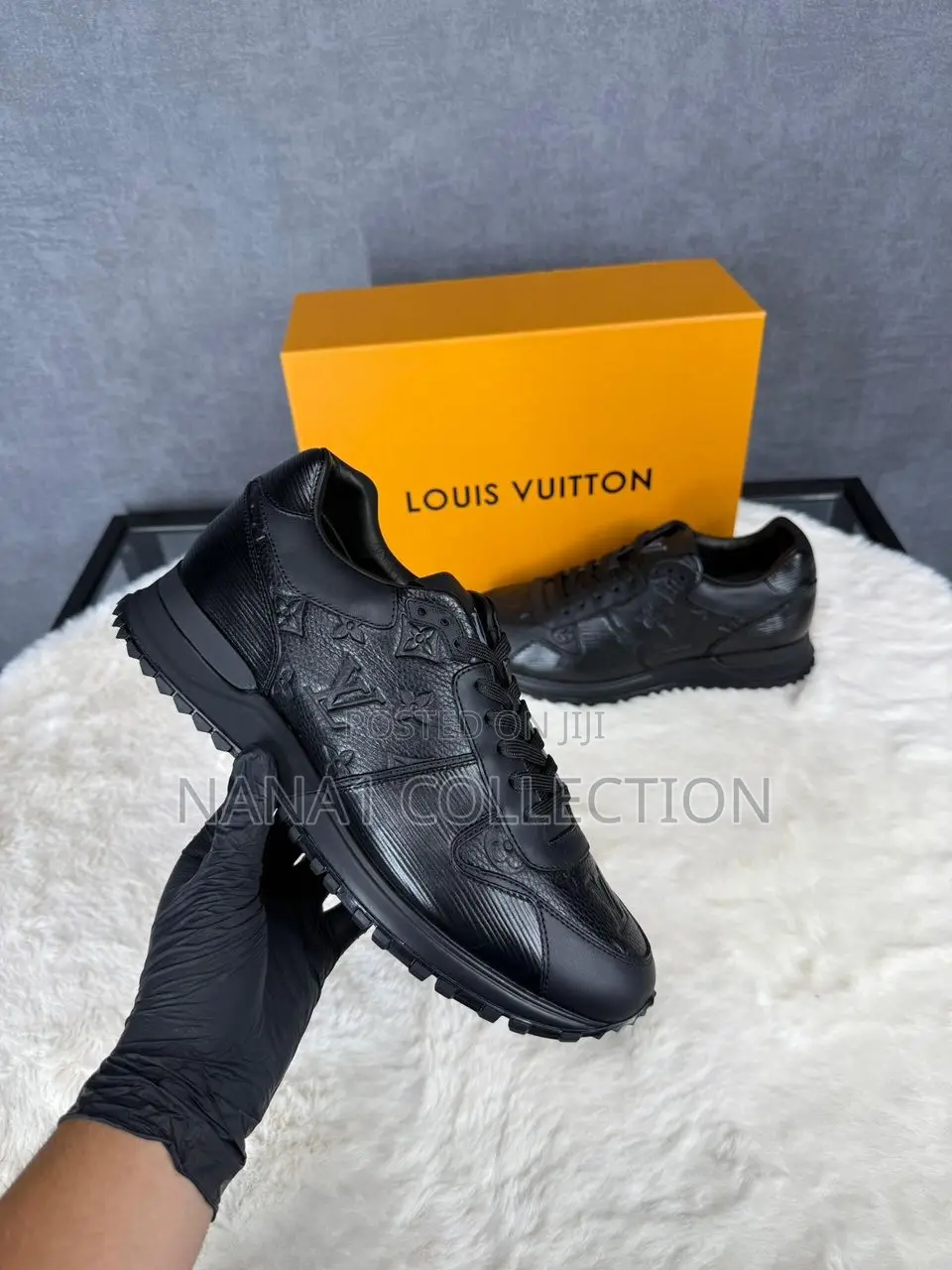 Louis Vuitton Run Away Sneakers In All Black