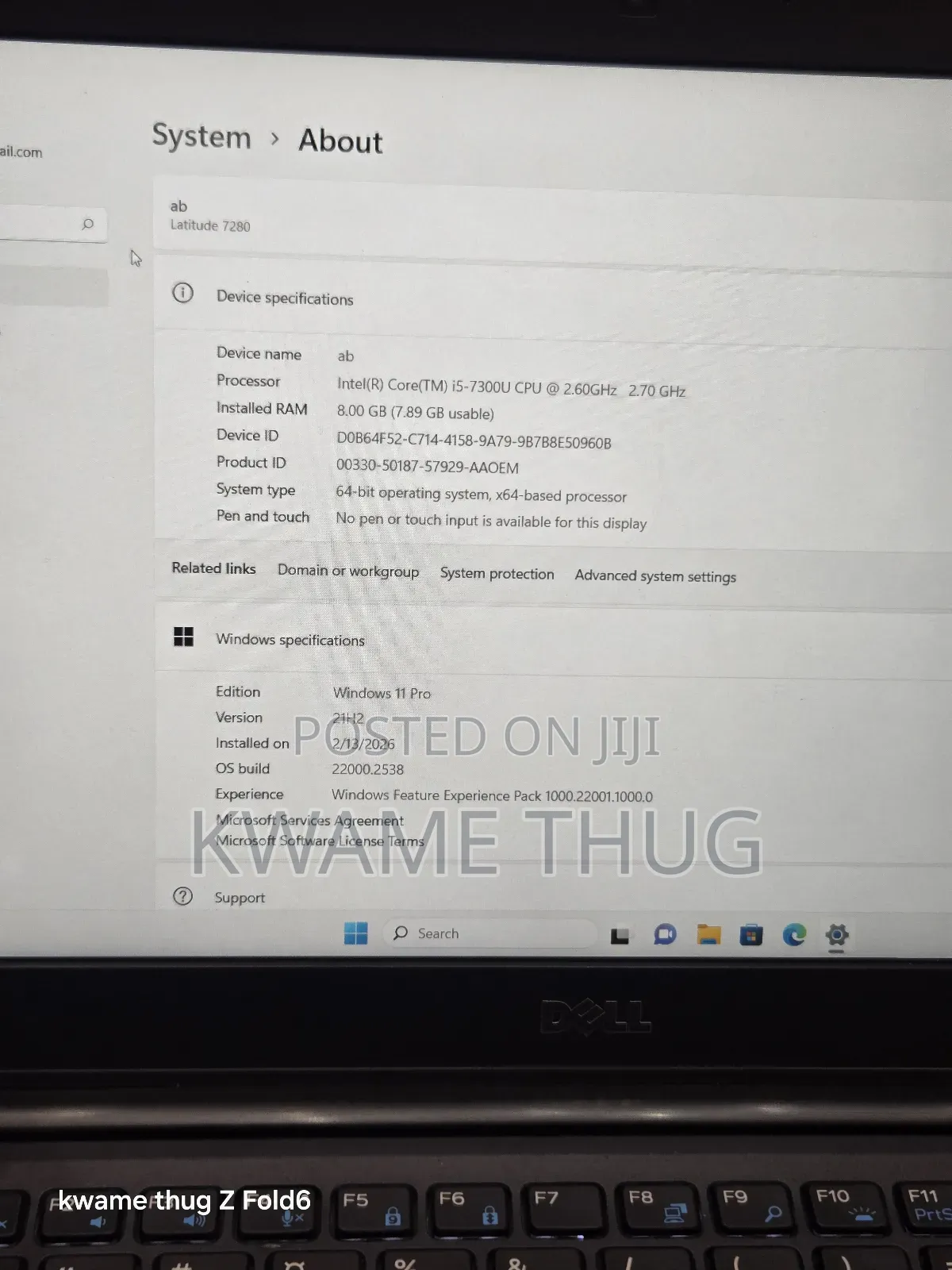 New Laptop Dell Latitude 7280 8GB Intel Core i5 HDD+SSD 256GB