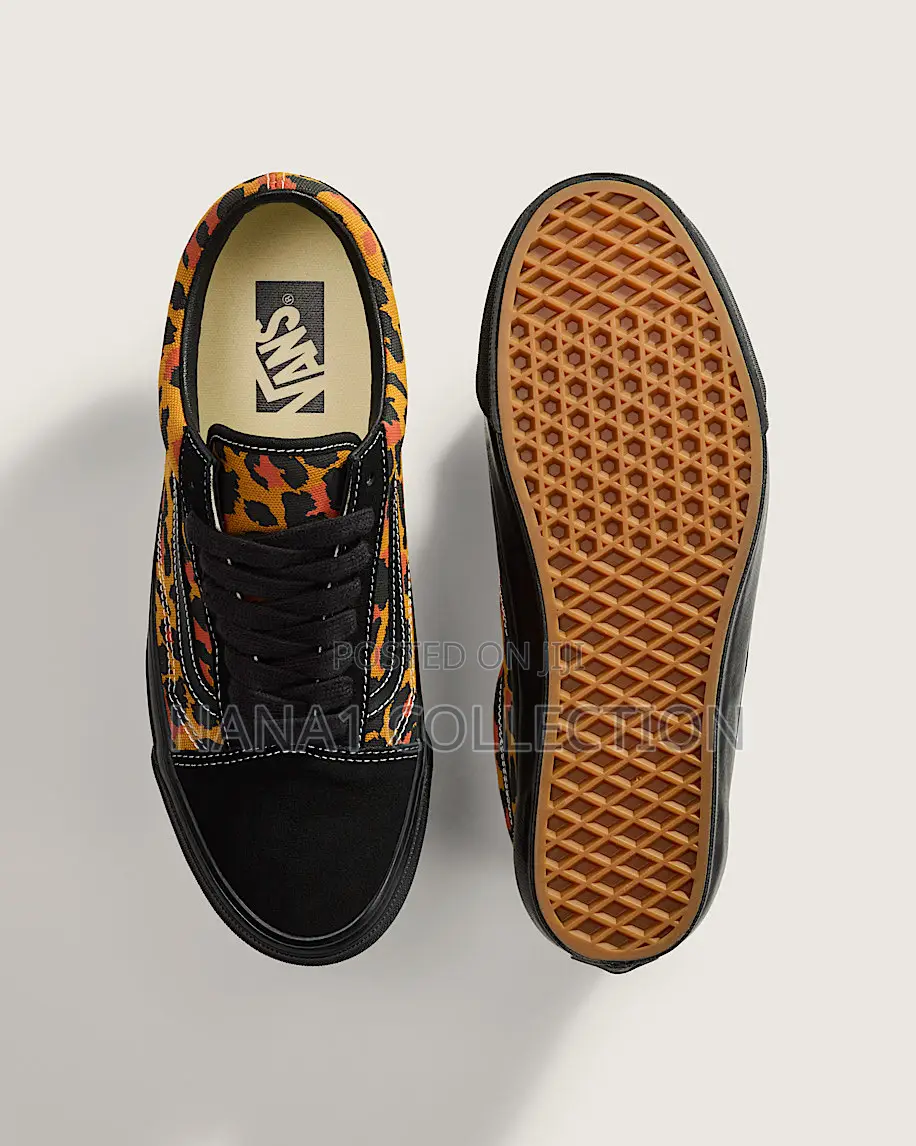 Premium Old Skool Vans Leopard/Black