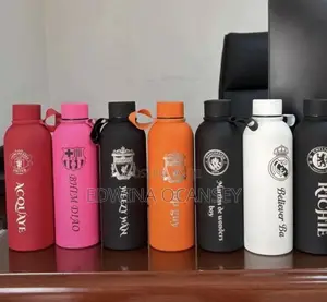 Customized Bottle With Name and Football Badge