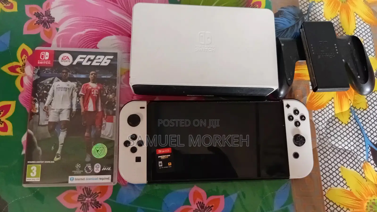 Nintendo Switch Oled 64gb of Storage Space