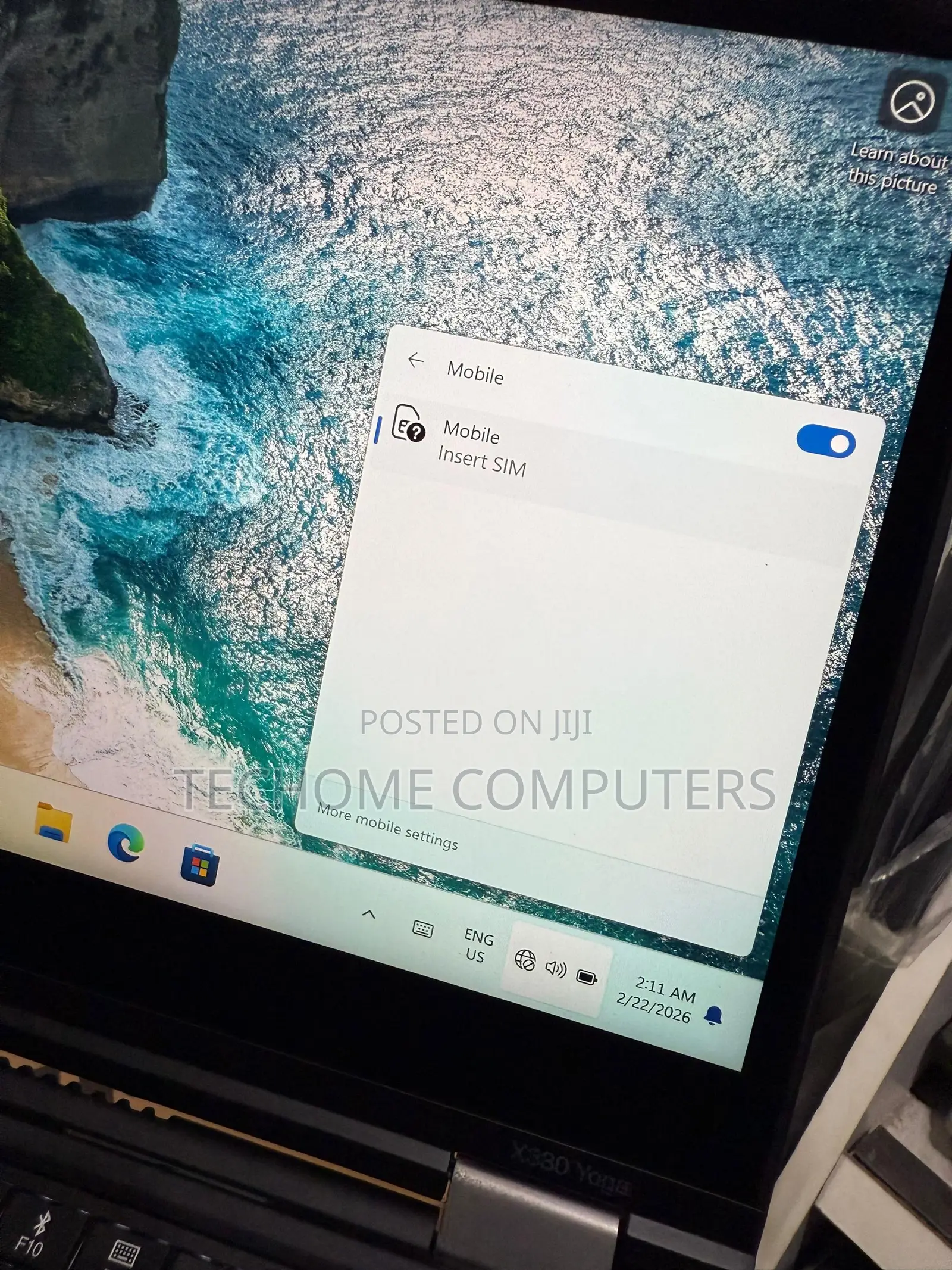 Laptop Lenovo ThinkPad X380 Yoga 8GB Intel Core i5 SSD 256GB