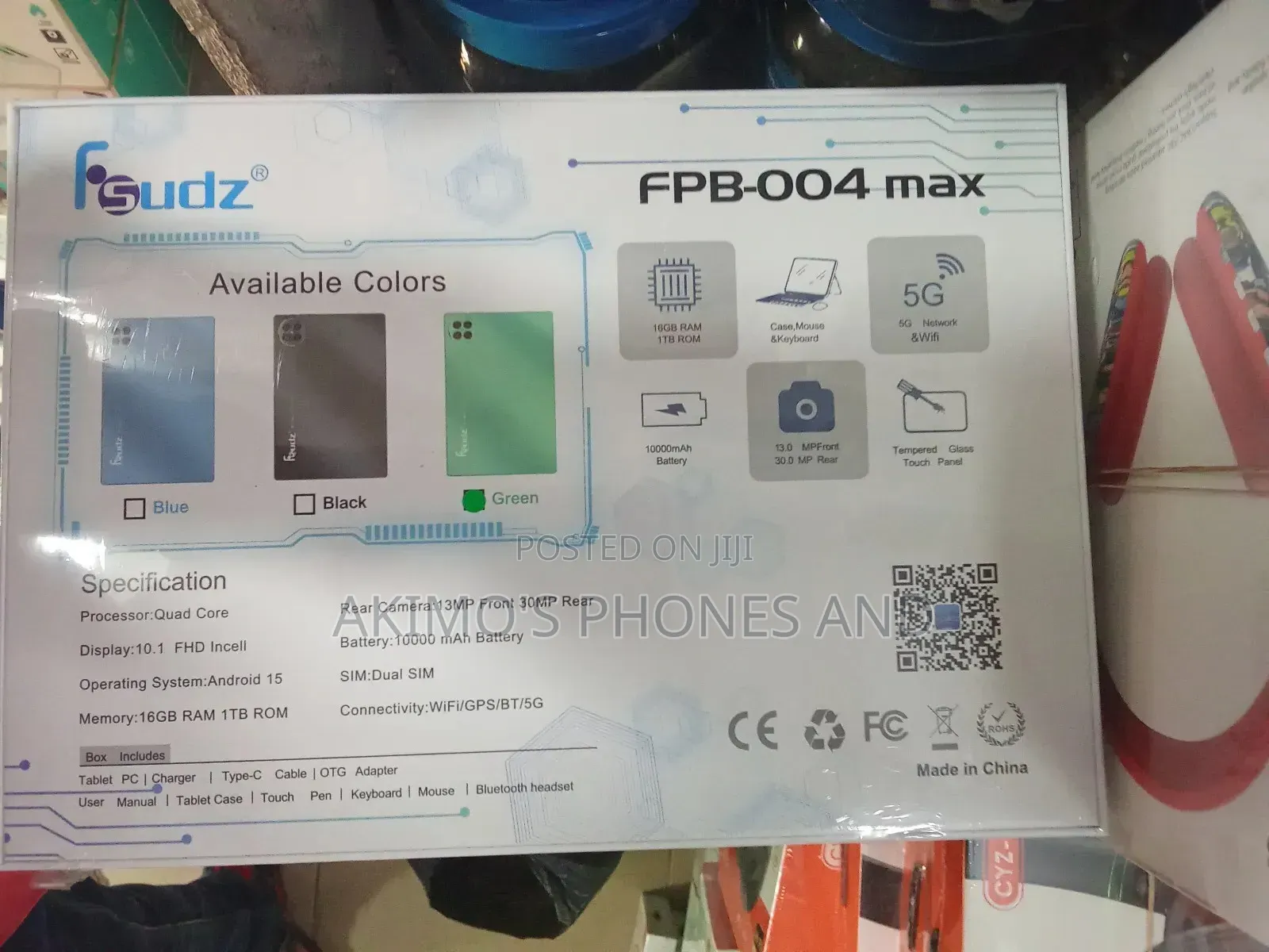 New Tablet 1 TB Green