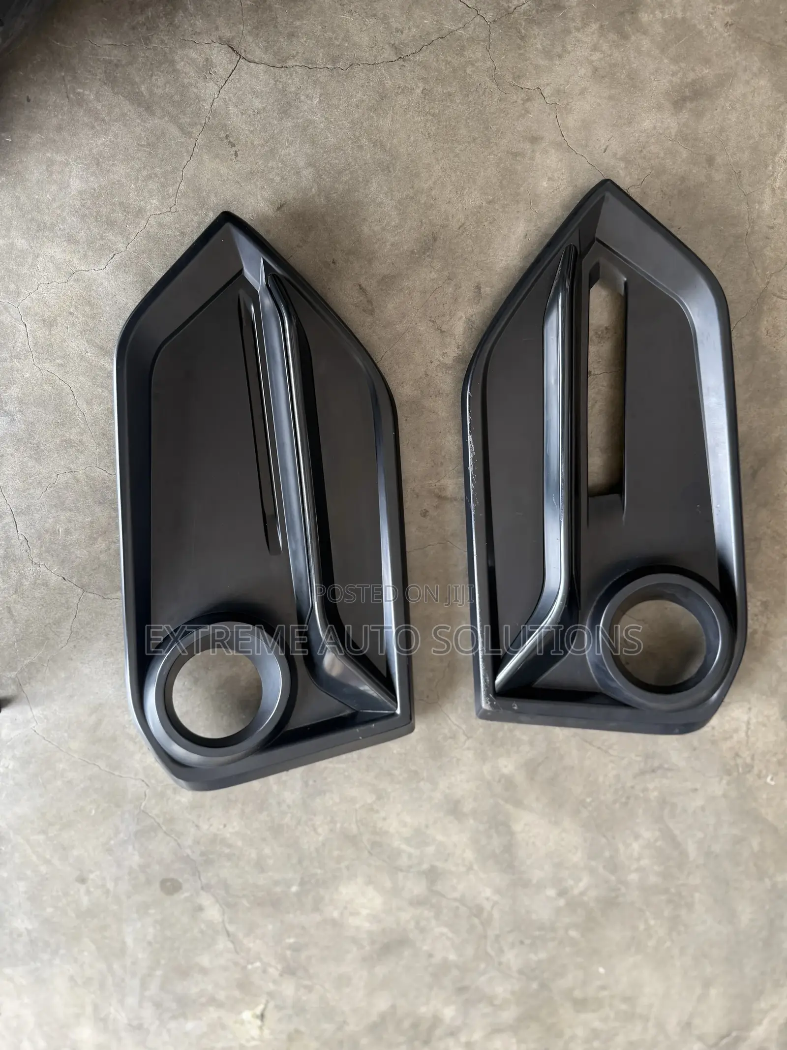 1pair Front Fog Lamp Light Cover Bezel for Honda Civic Hatchback