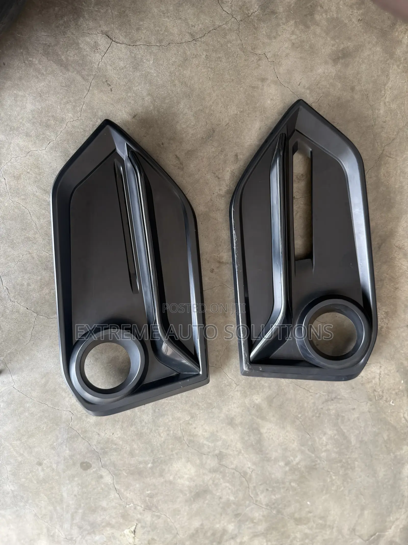 1pair Front Fog Lamp Light Cover Bezel for Honda Civic Hatchback