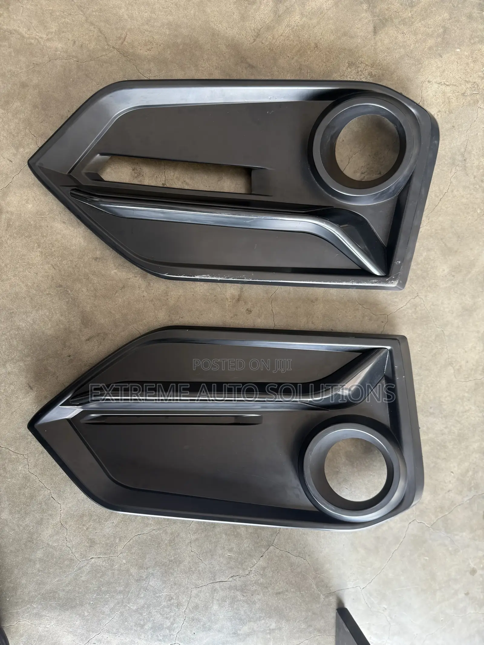 1pair Front Fog Lamp Light Cover Bezel for Honda Civic Hatchback
