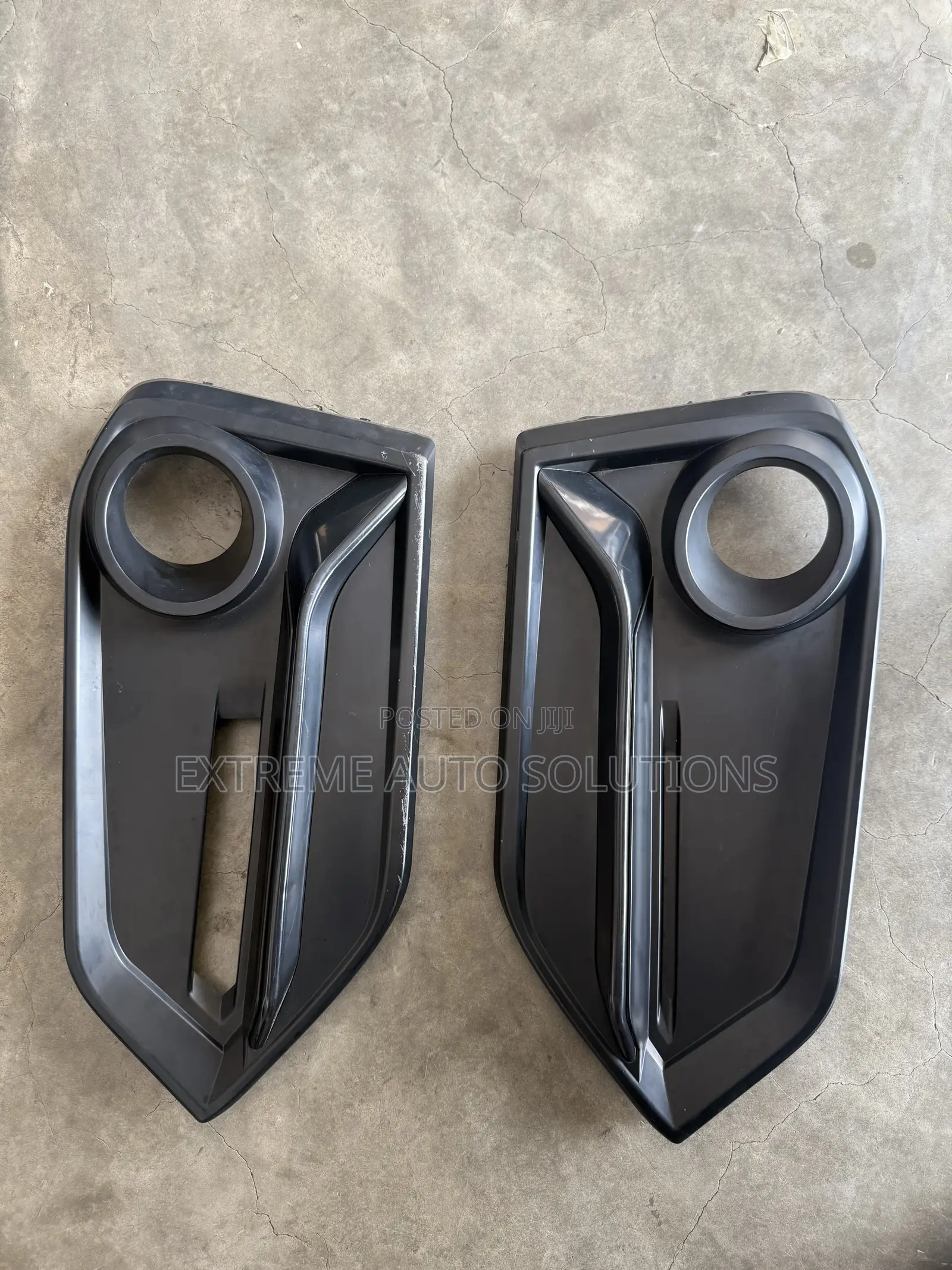 1pair Front Fog Lamp Light Cover Bezel for Honda Civic Hatchback