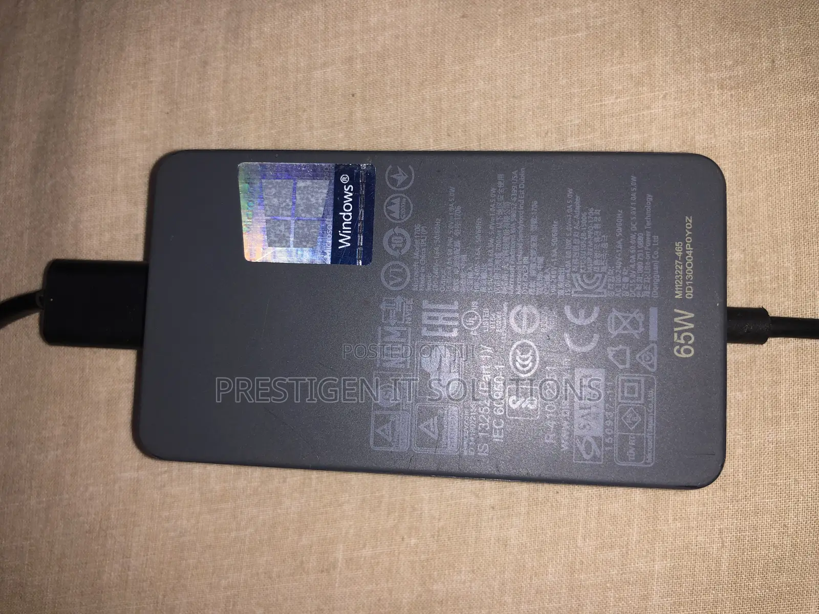 Original Microsoft Surface Charger 65w (Model 1706)