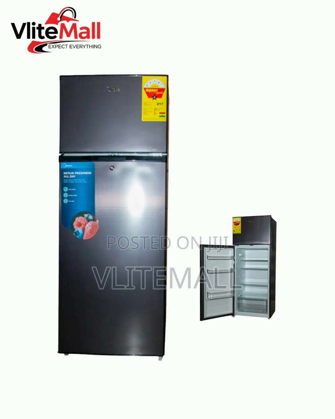 Midea Top Freezer Refrigerator 360l Mdrt489mtn46