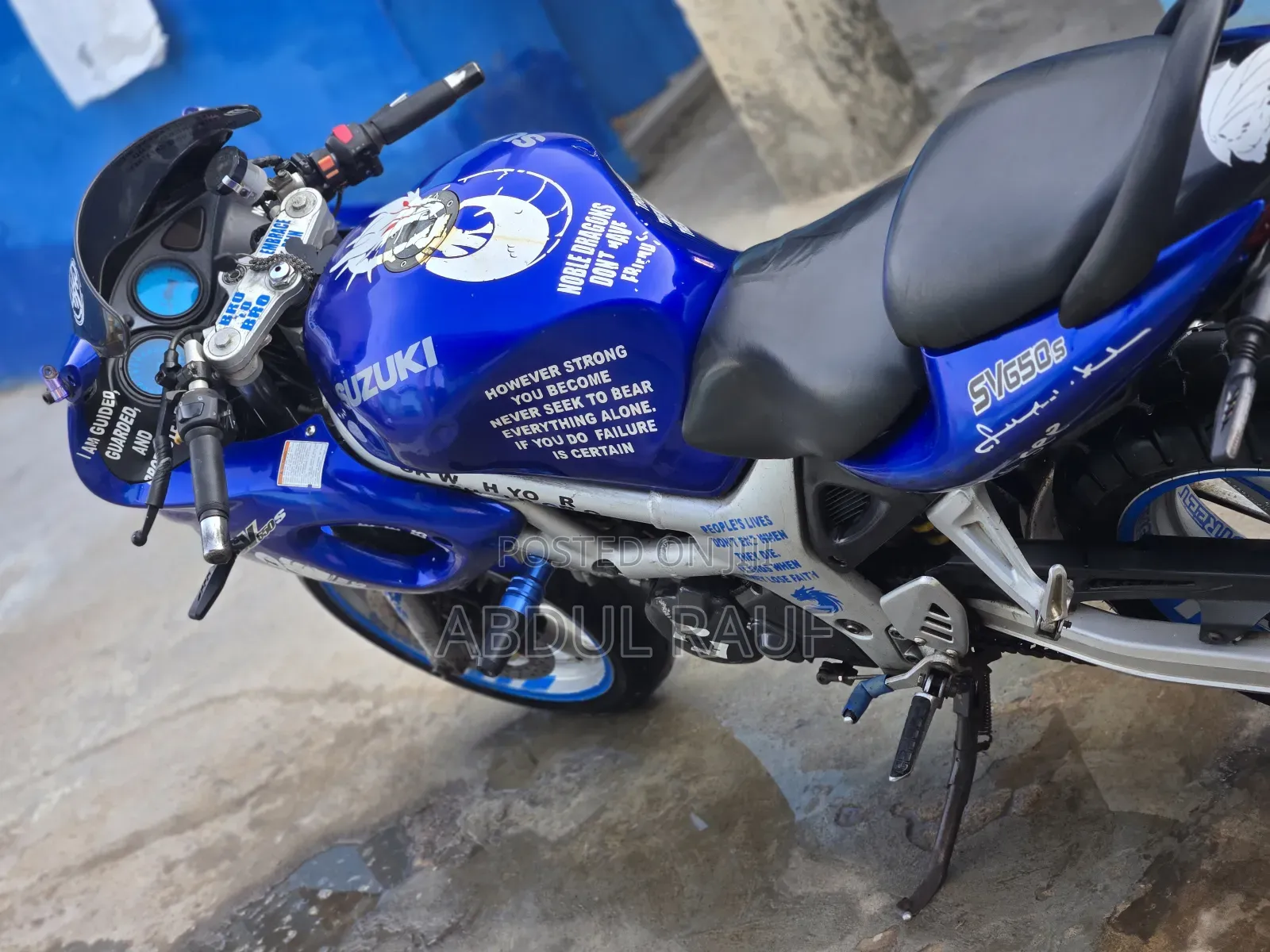 Suzuki SFV650 2000 Blue