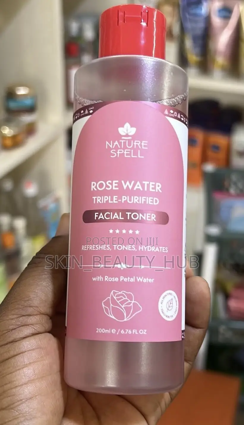 Nature Spell Rose Water Triple-Purified Facial Toner