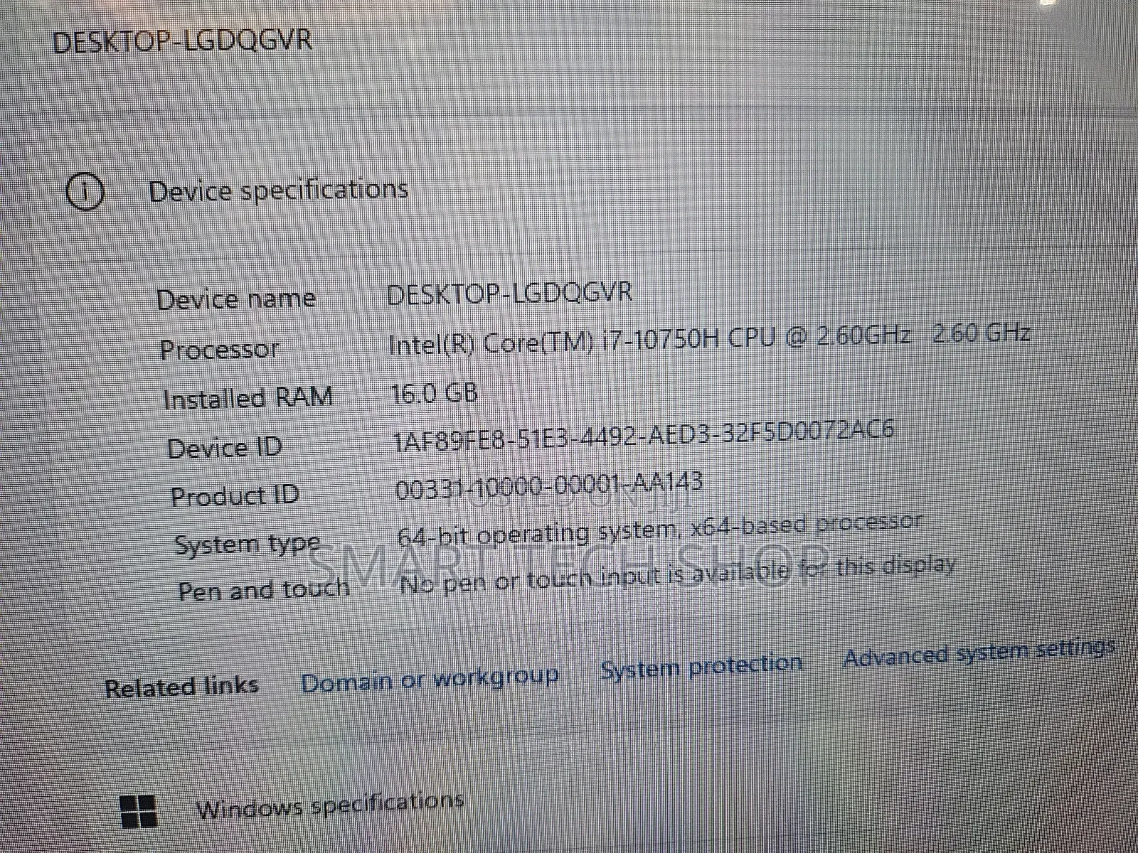 New Desktop Computer 16GB Intel Core i7 SSD 512GB
