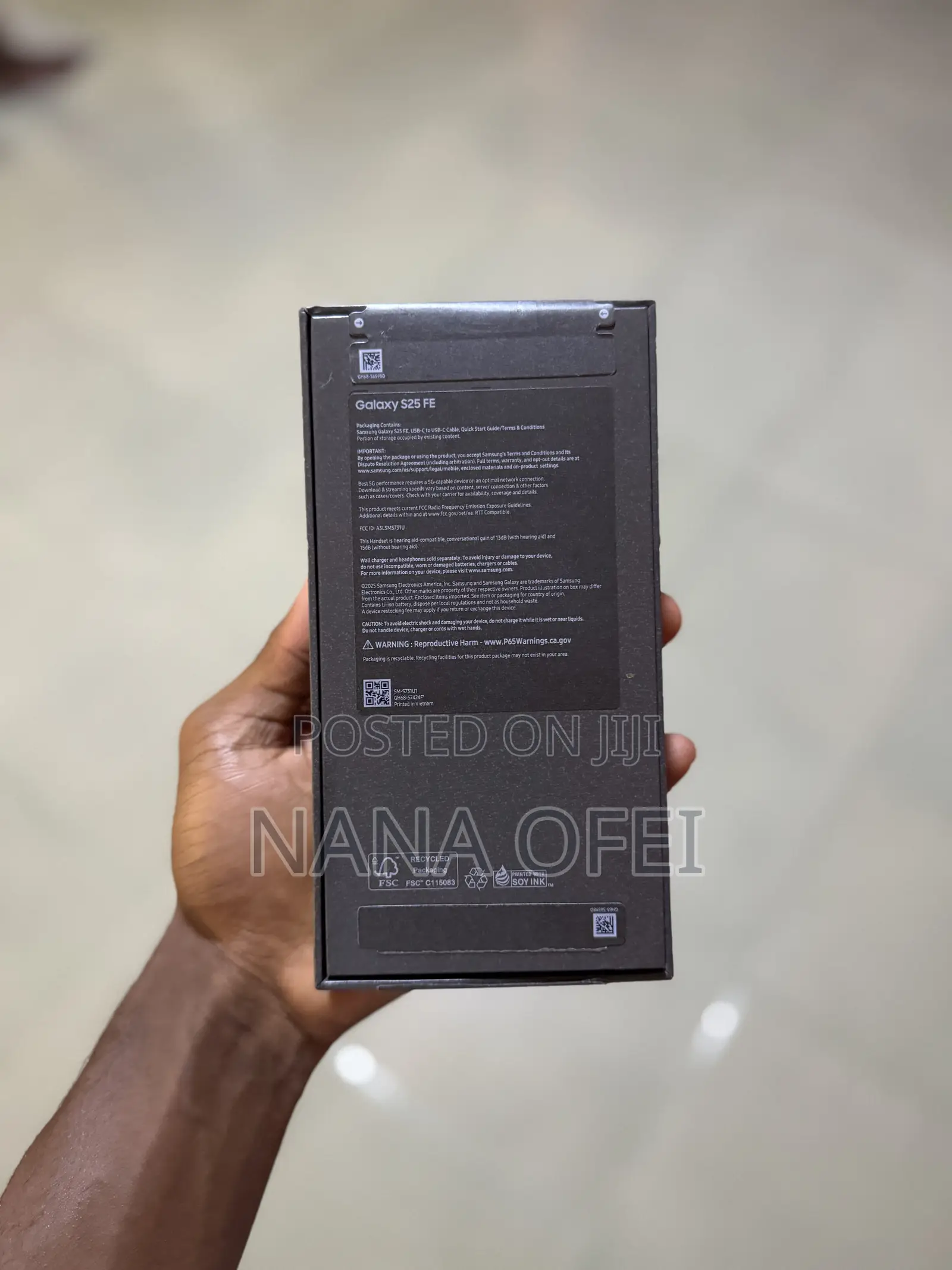 New Samsung Galaxy S25 FE 5G 256 GB Blue