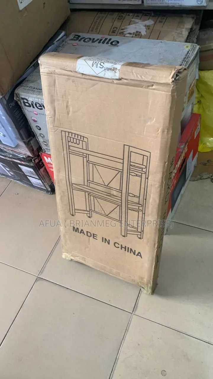100% Metal 3 Tier Adjustable Microwave Stand