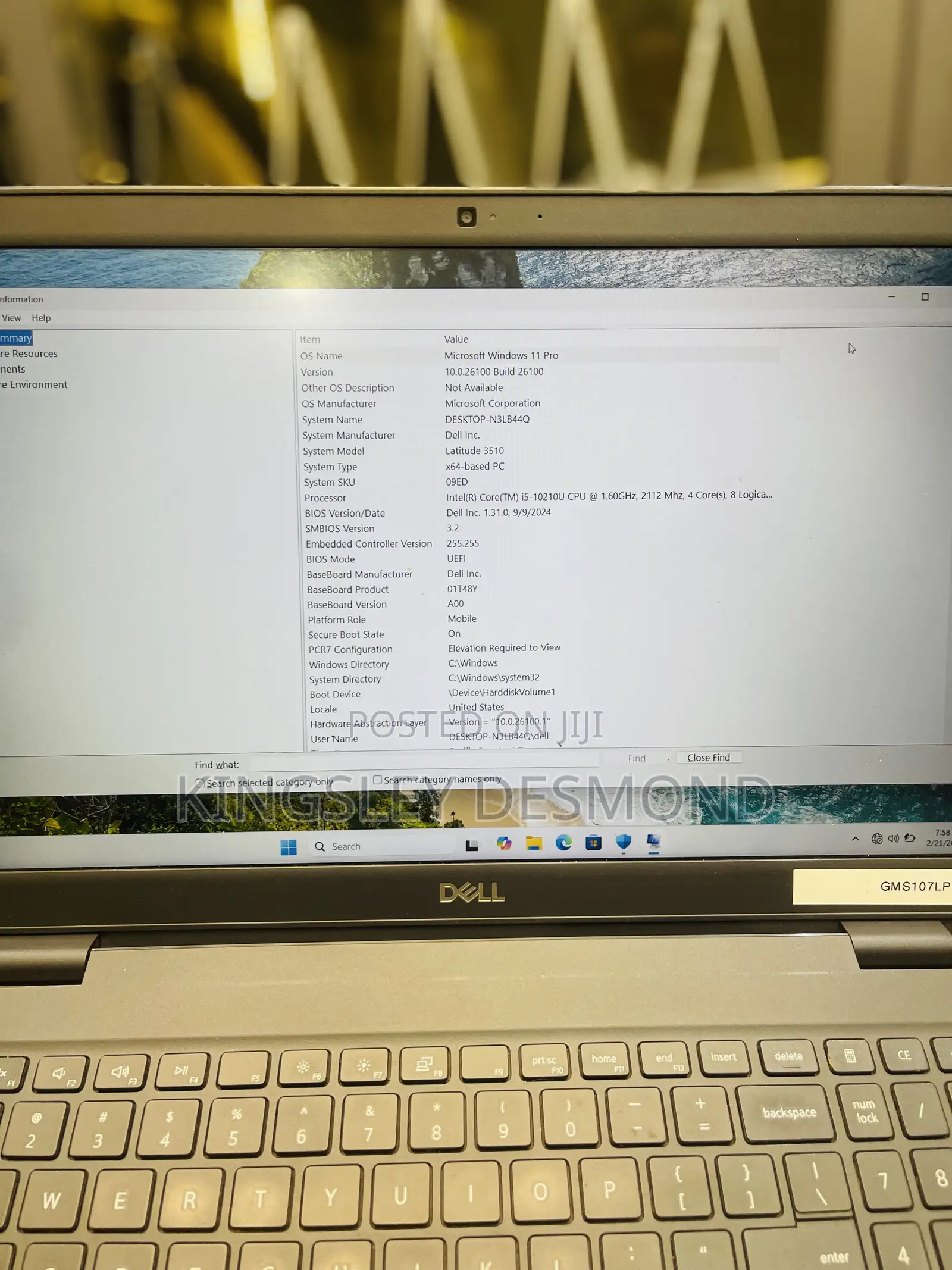 Laptop Dell Latitude 3510 8GB Intel Core i5 SSD 256GB