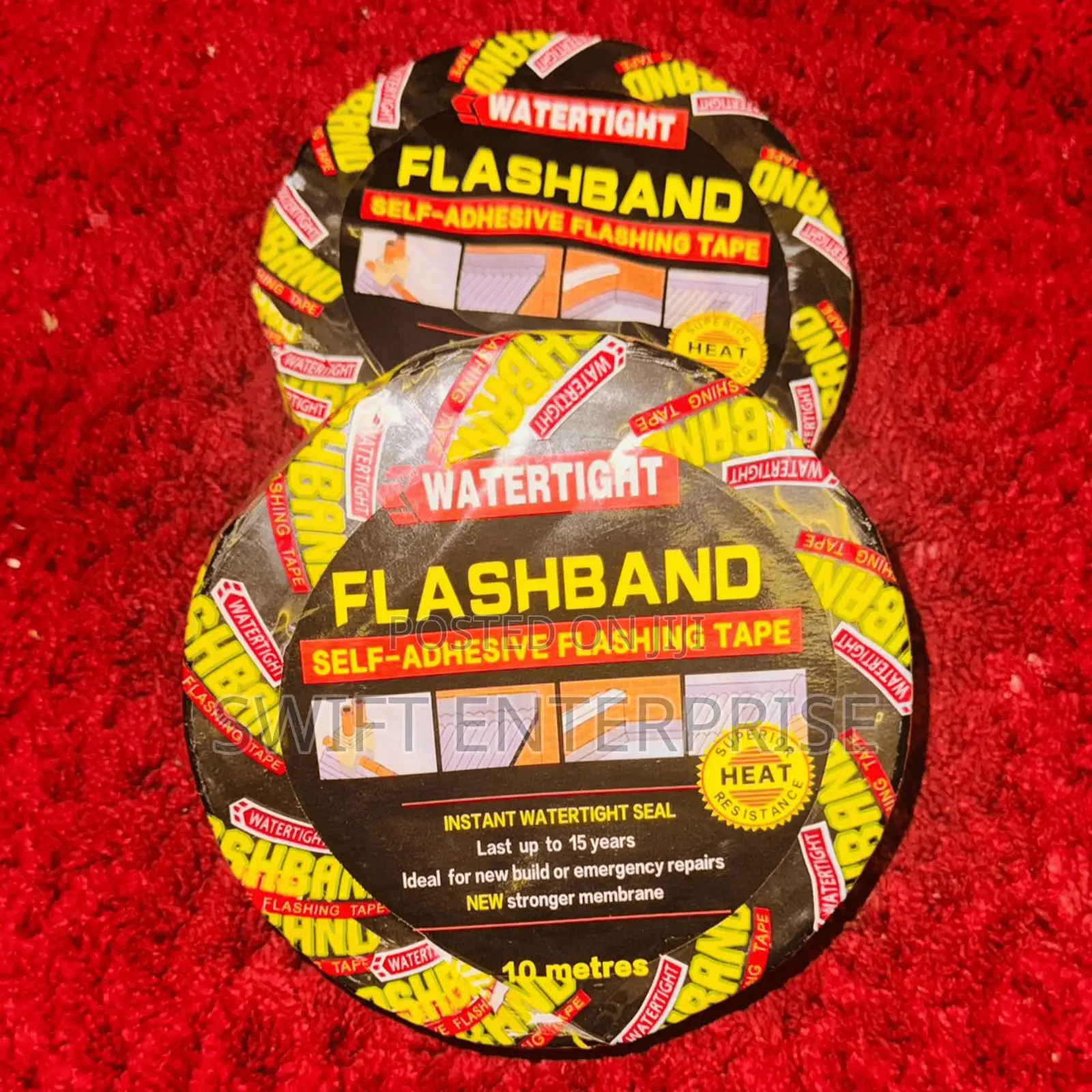 Flashband Waterproof Tape - 10m Long