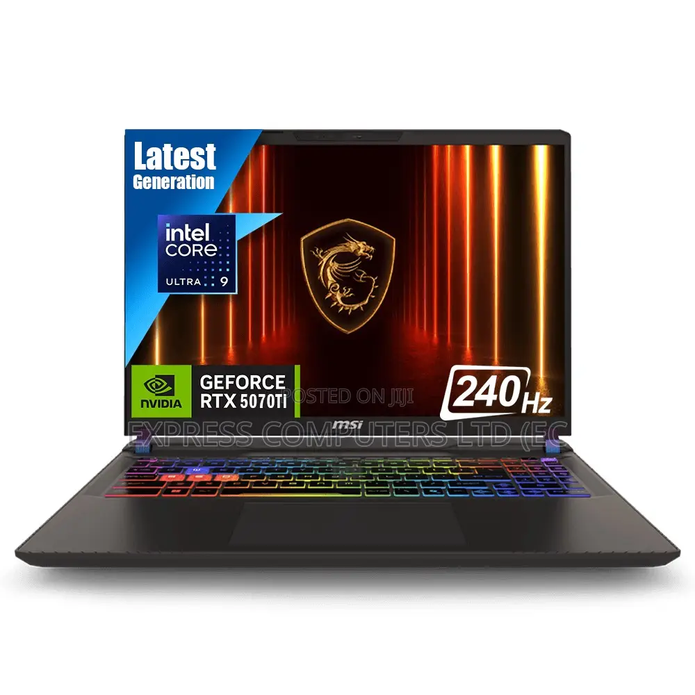 New Laptop MSI Vector 16 HX AI A2XWIG 32GB Intel Core Ultra 9 SSD 1T
