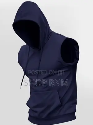 Unisex Sleeveless Cotton Hoodies