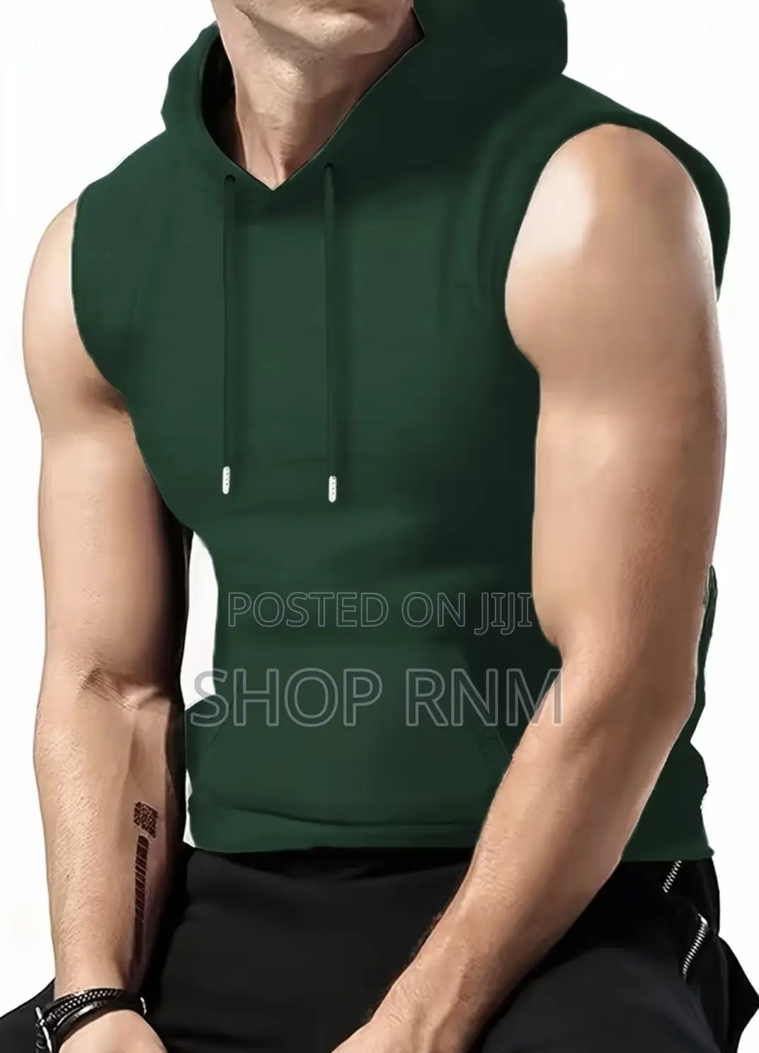 Unisex Sleeveless Cotton Hoodies