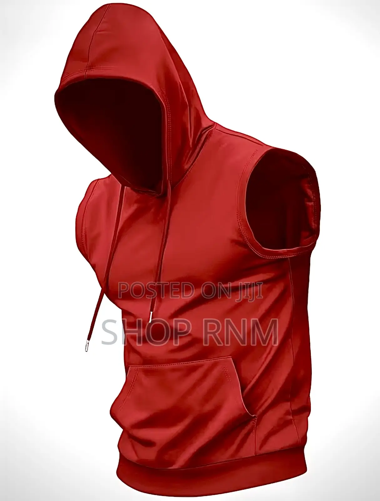 Unisex Sleeveless Cotton Hoodies