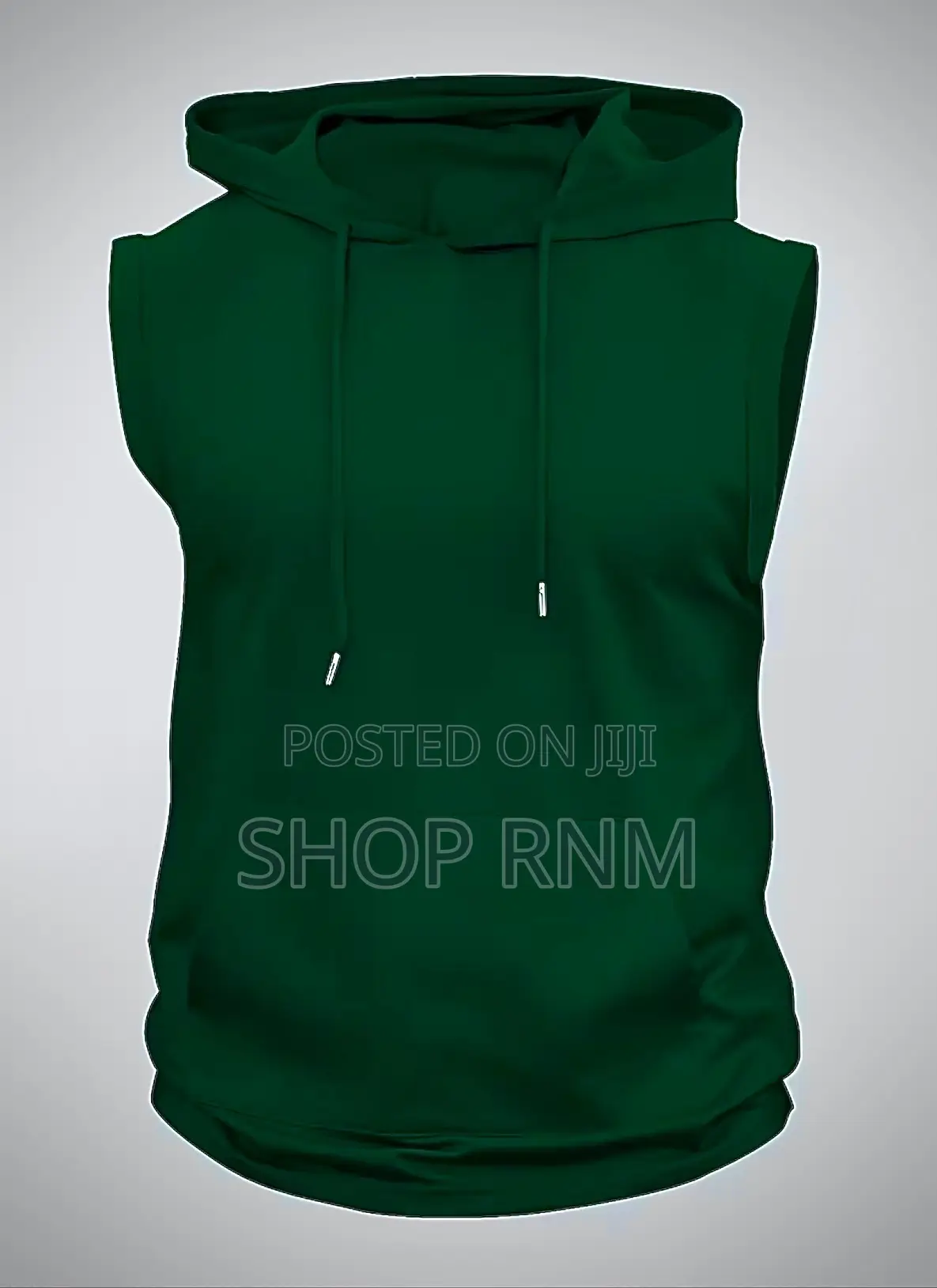 Unisex Sleeveless Cotton Hoodies