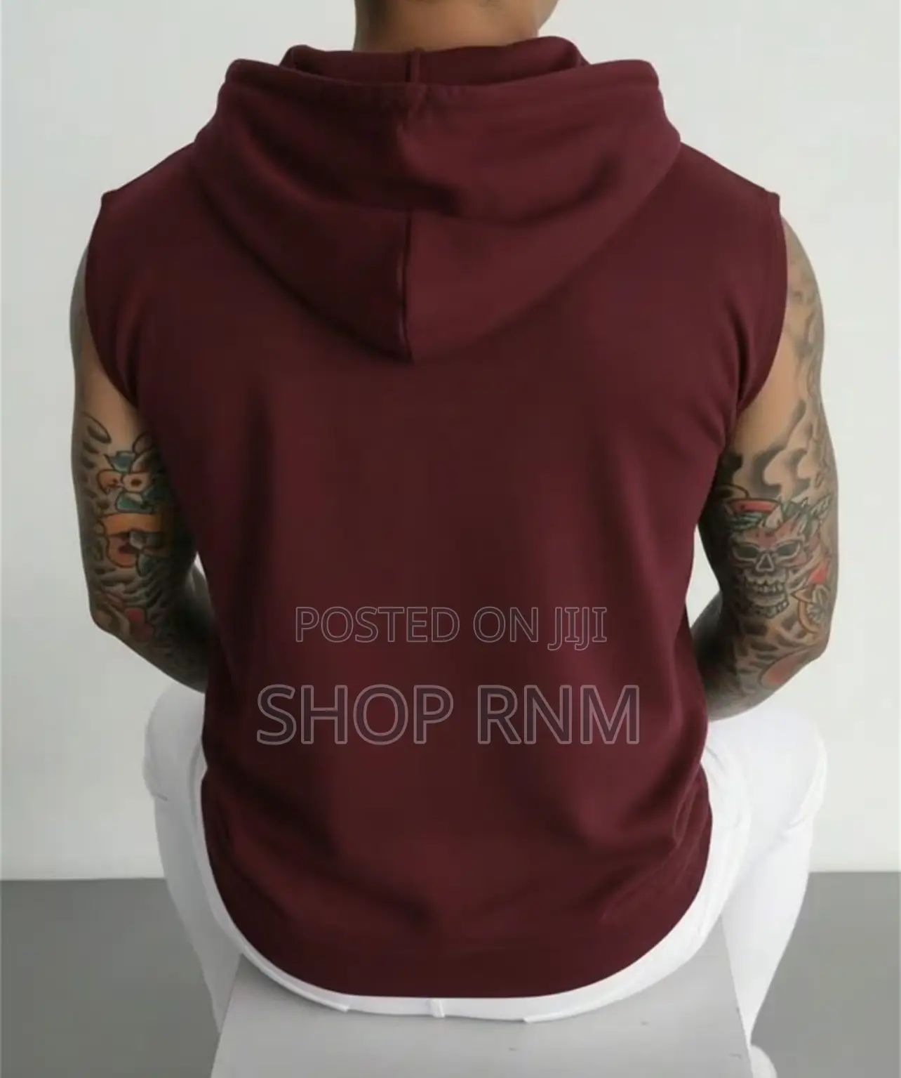 Unisex Sleeveless Cotton Hoodies
