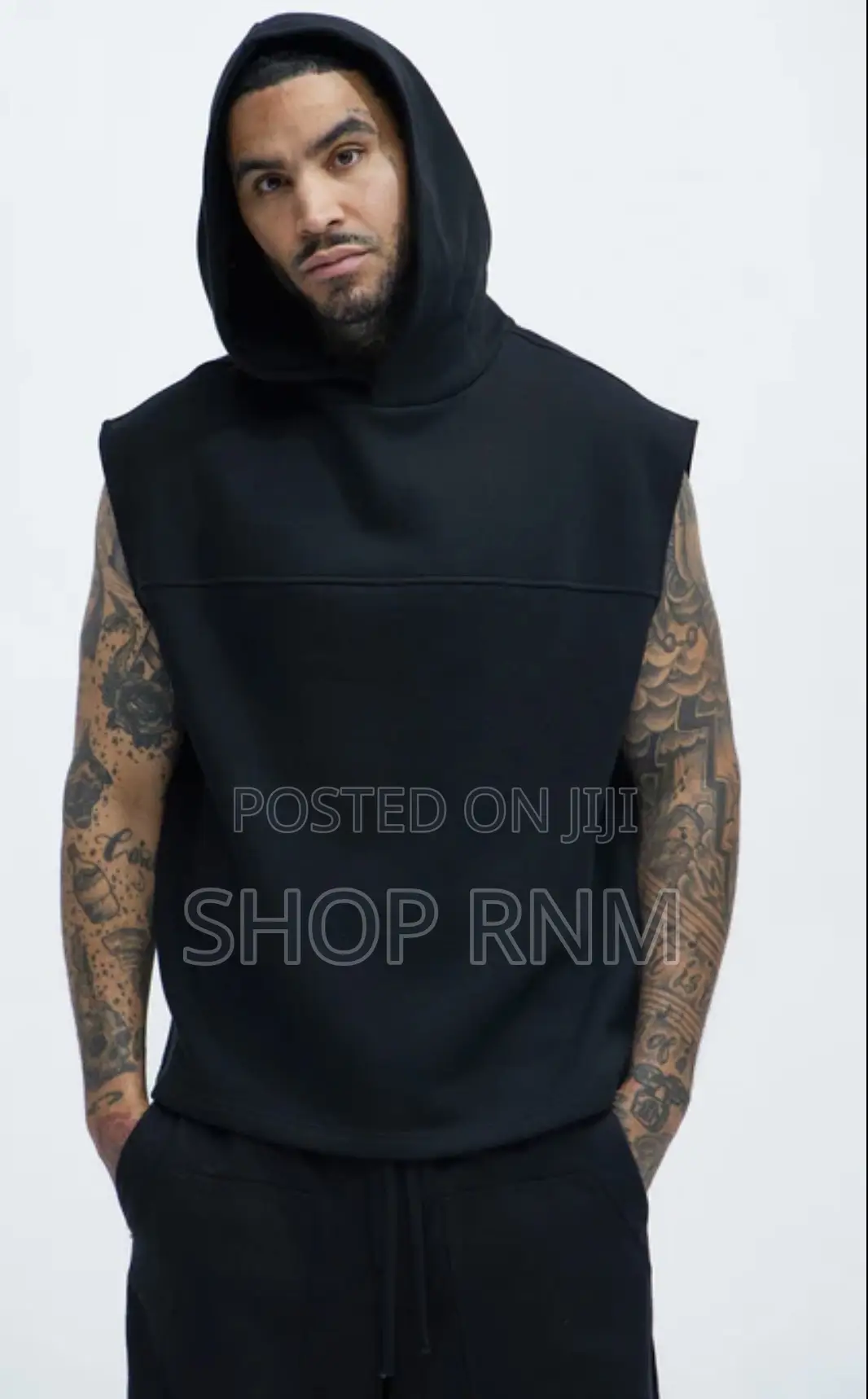 Unisex Sleeveless Cotton Hoodies