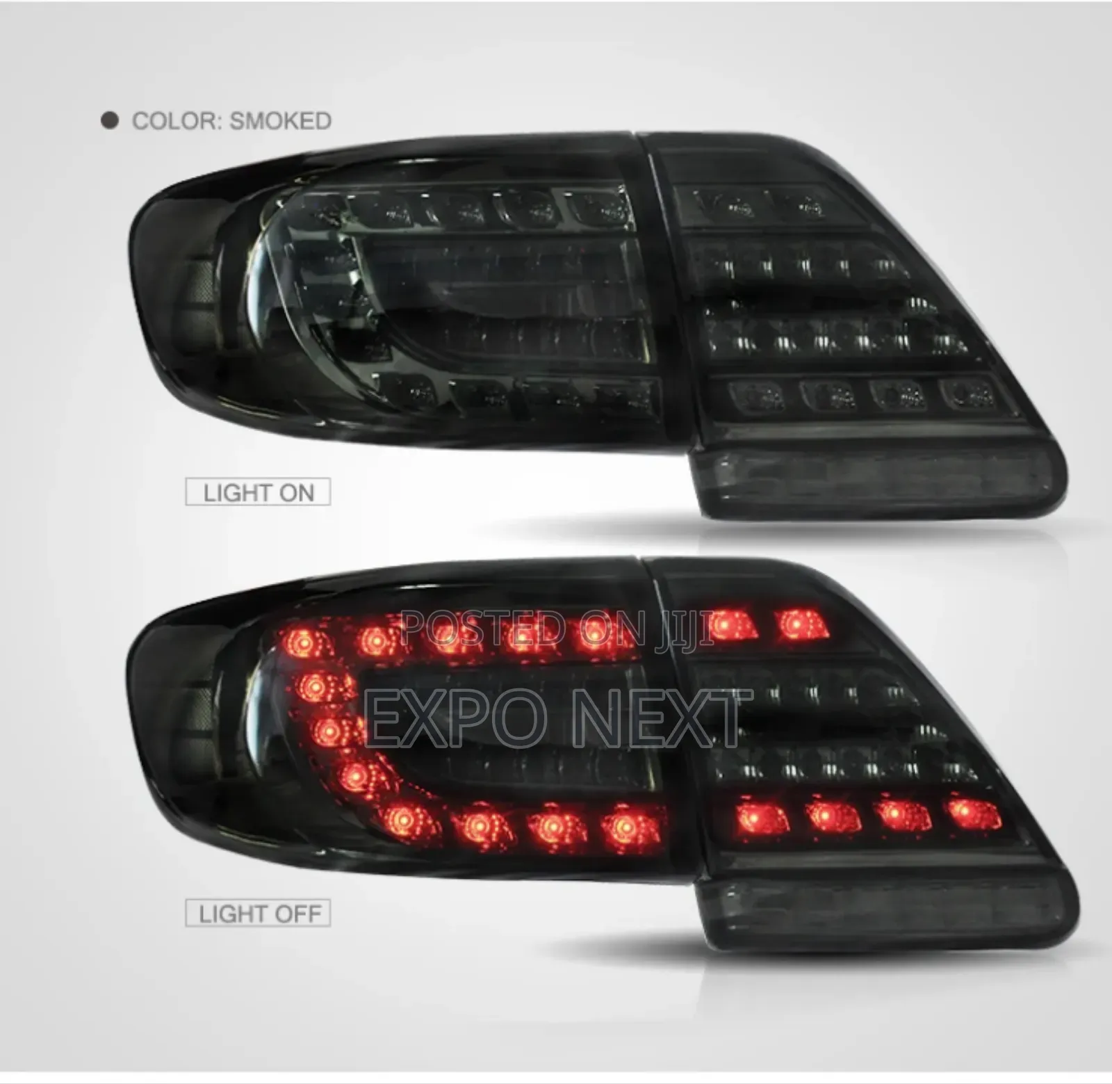 2011-2013 Toyota Corolla Led Rear Brake Signal Taillight Assembly Pair