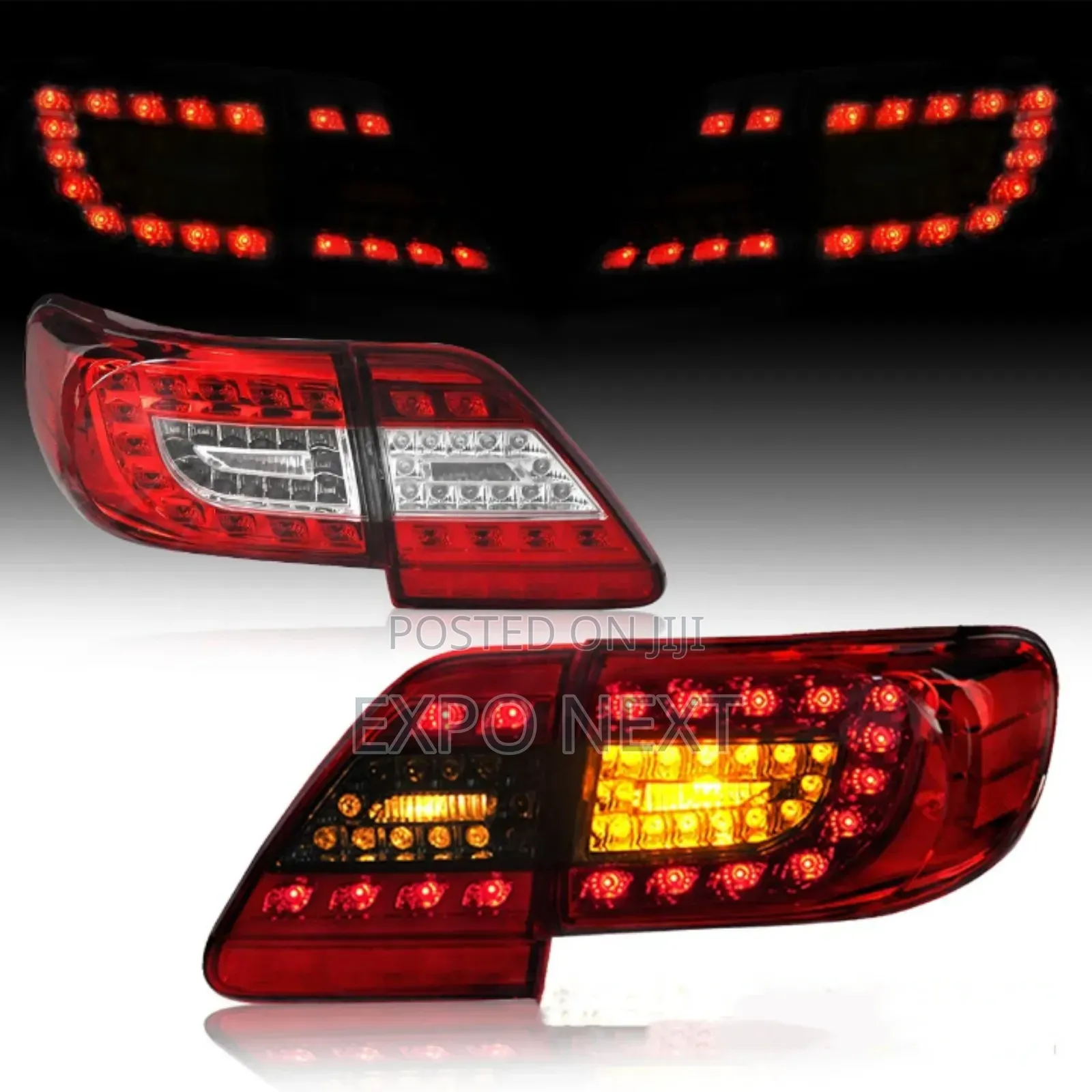 2011-2013 Toyota Corolla Led Rear Brake Signal Taillight Assembly Pair