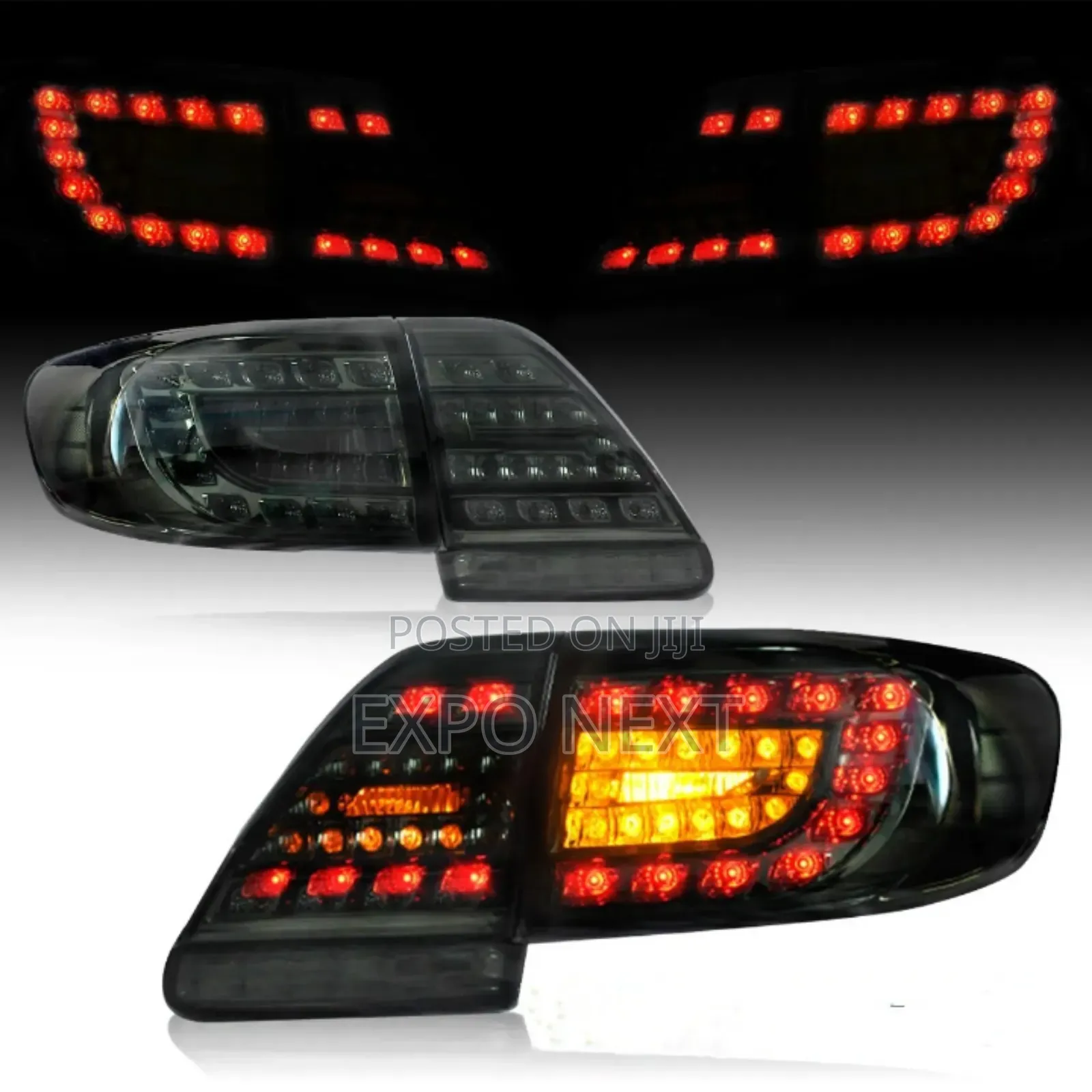 2011-2013 Toyota Corolla Led Rear Brake Signal Taillight Assembly Pair