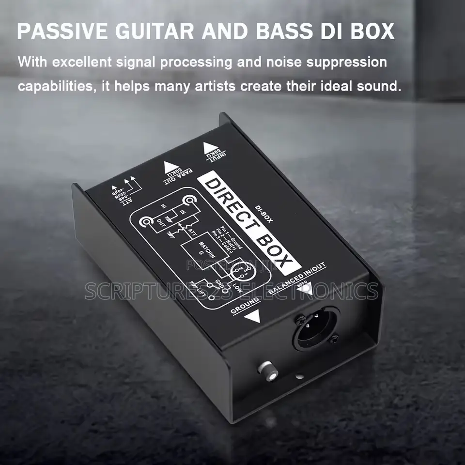 Passive Di Box 1 Channel. 2channels Also Available
