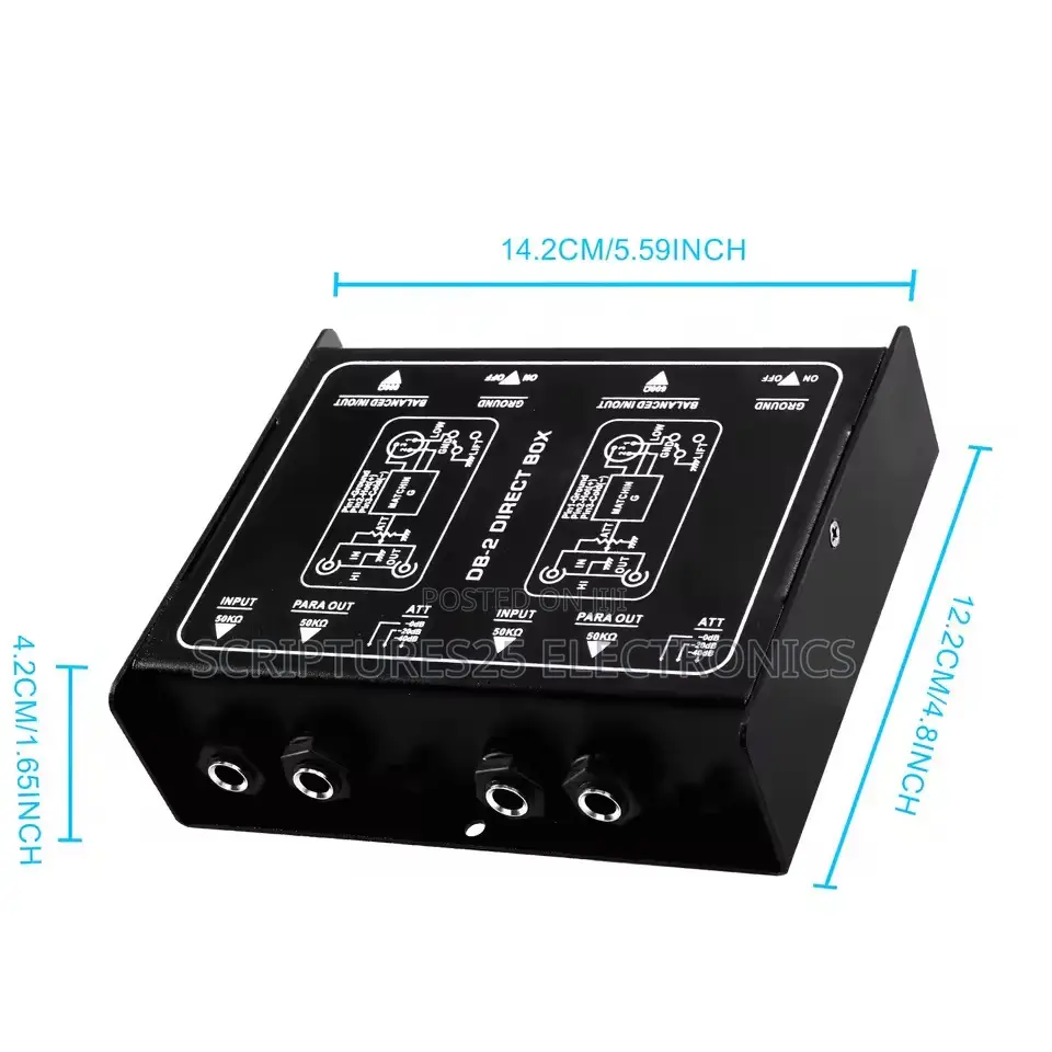 Passive Di Box 1 Channel. 2channels Also Available