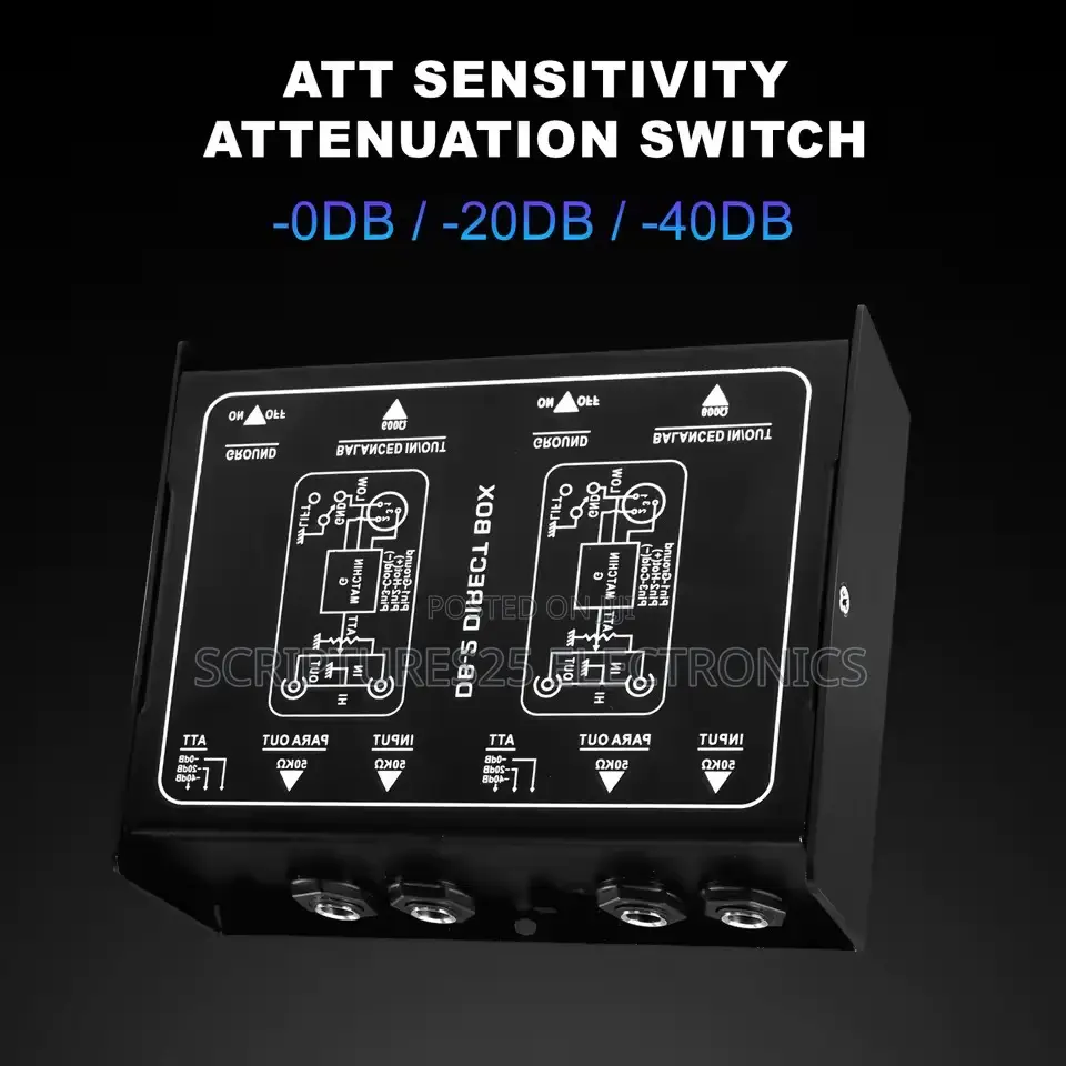 Passive Di Box 1 Channel. 2channels Also Available