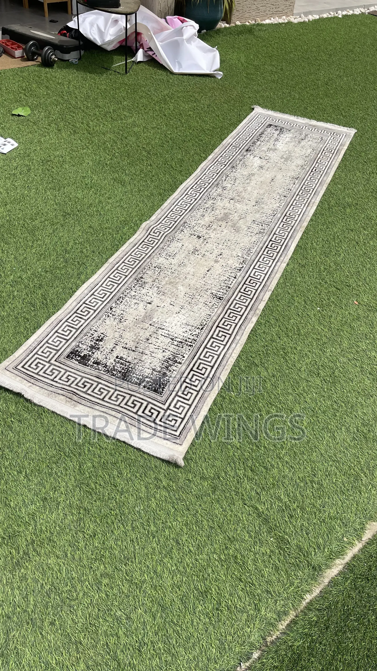 Long White And Black Carpet For Sale