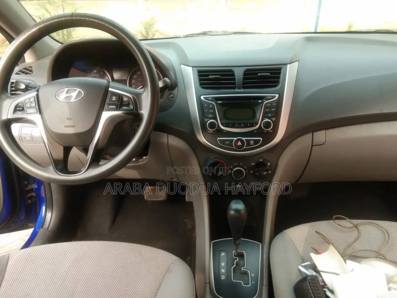 Hyundai Accent 2012 Blue