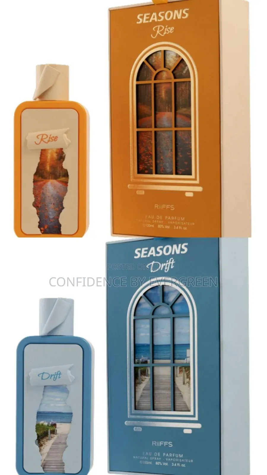 Season Rise and Season Drift Perfume