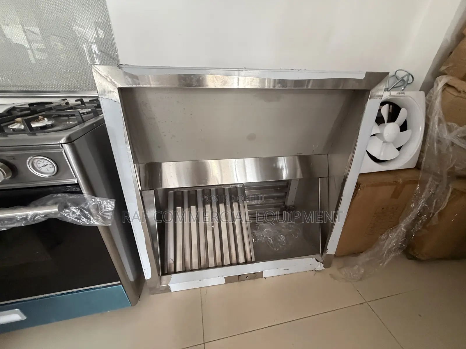 Commercial Stainless Steel Hood Exhaust 100cm