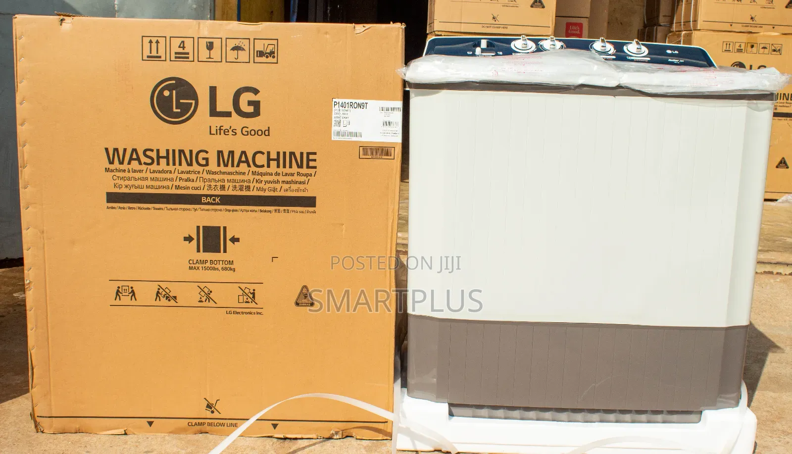 Original 13.5kg Lg Twin Tub P1401ront Washing Machine